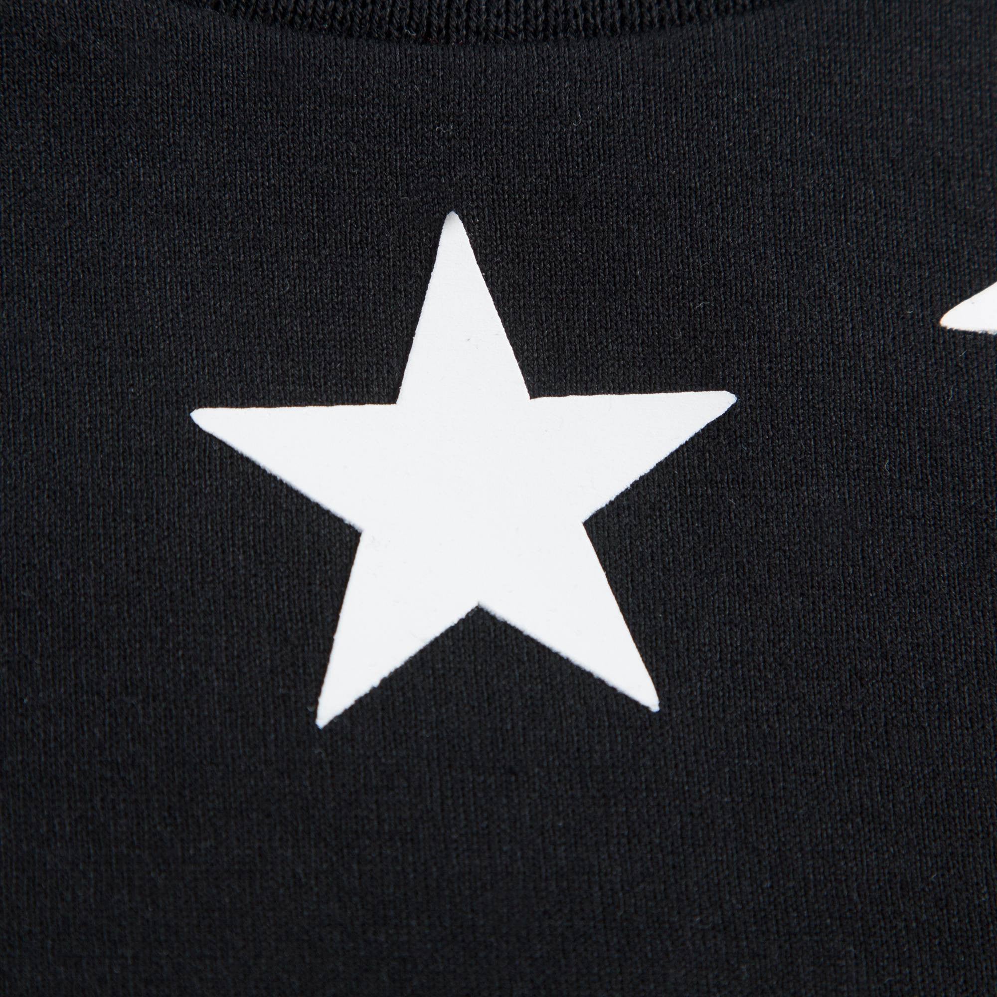 Boys Black Stars Printed T-shirt