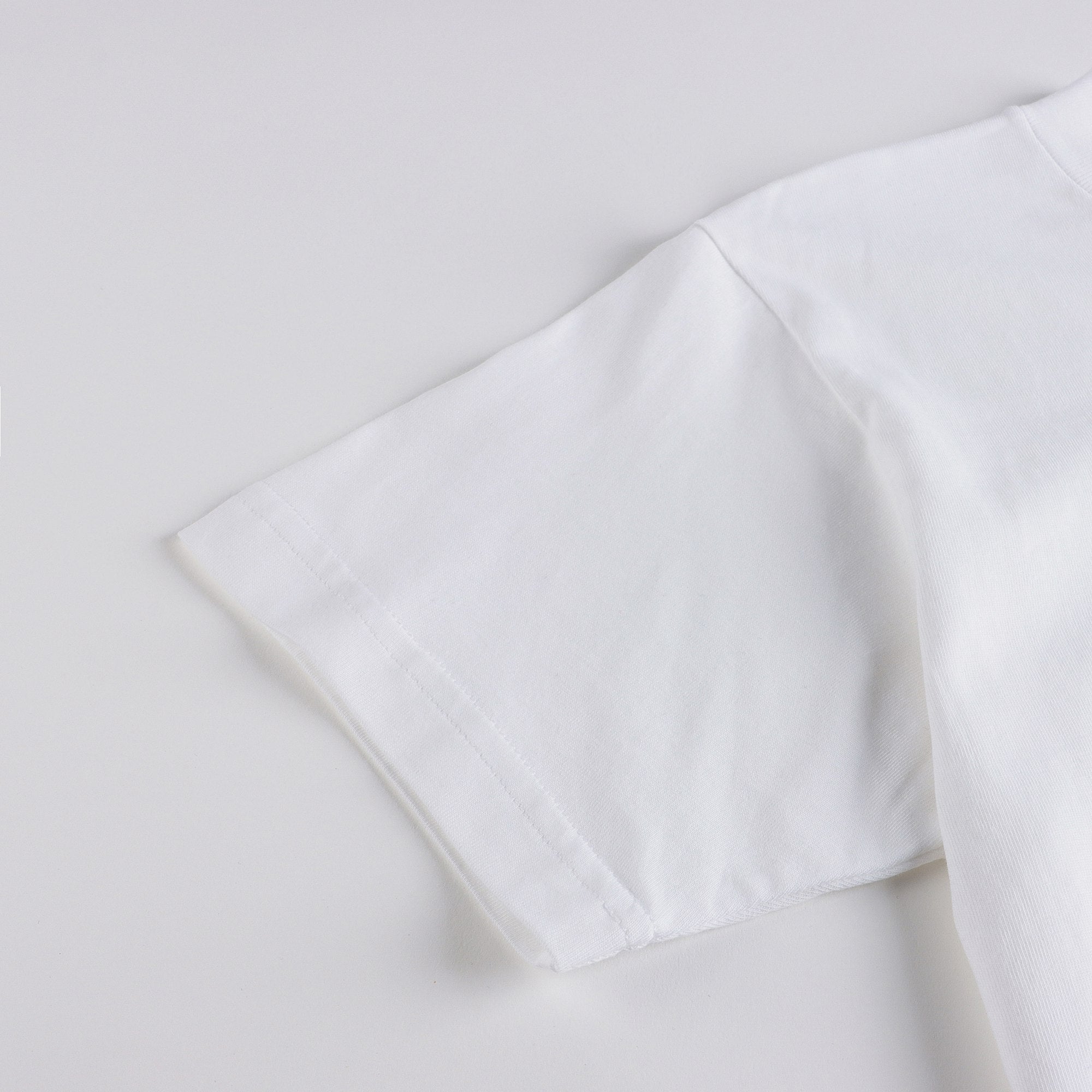 Boys & Girls White Cotton T-Shirt