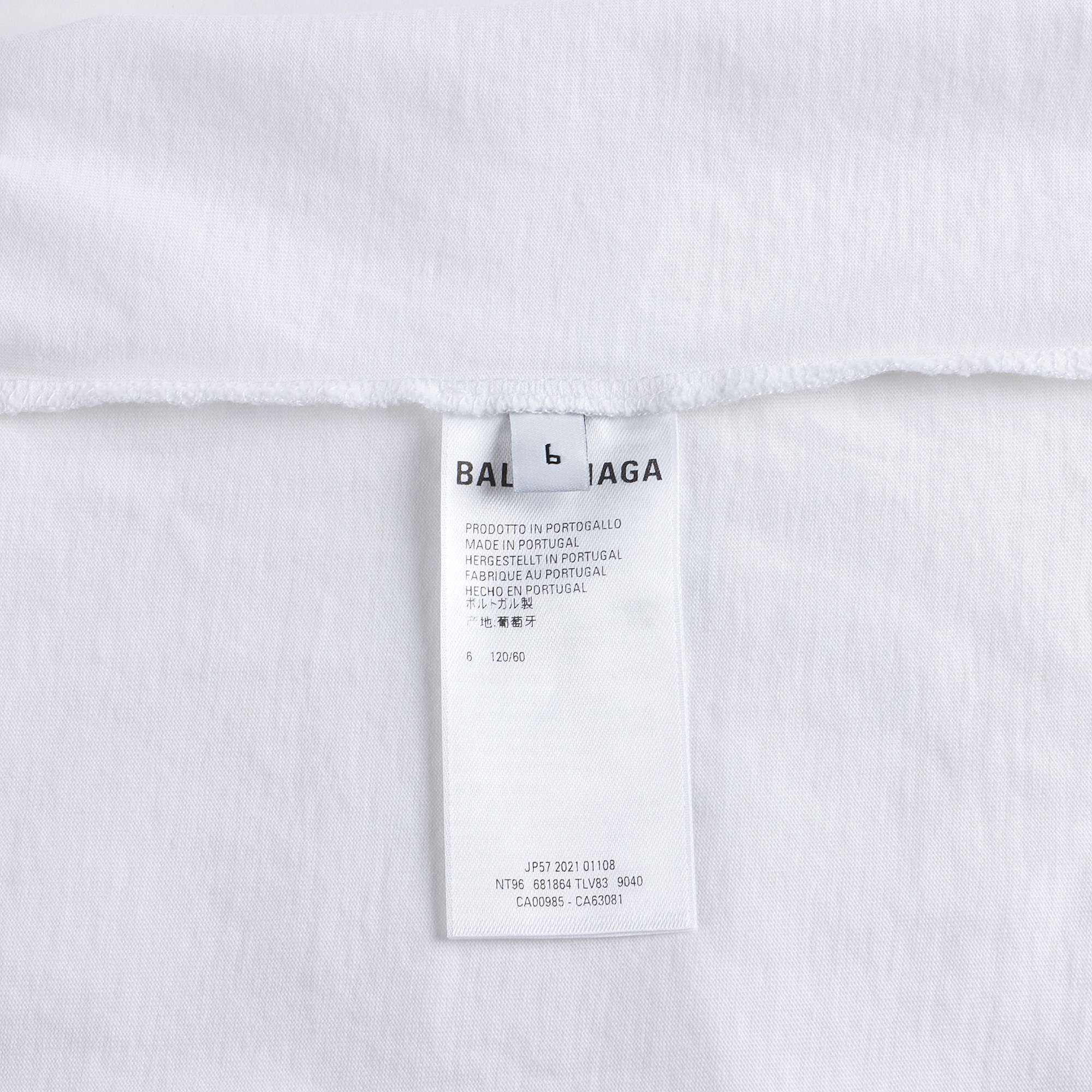 Boys & Girls White Cotton T-Shirt