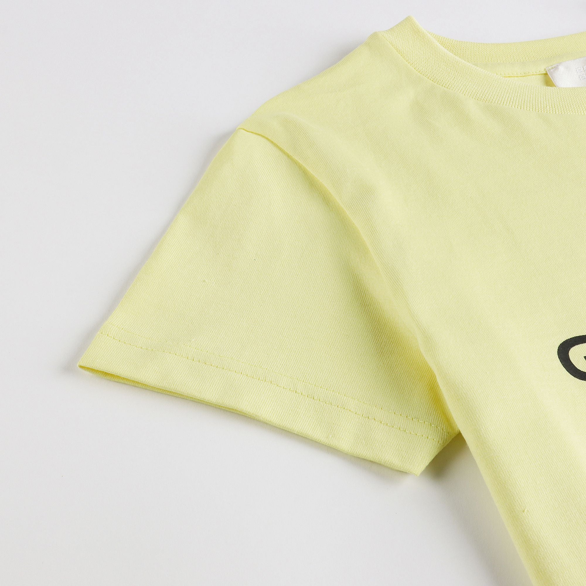 Boys & Girls Yellow Cotton T-Shirt