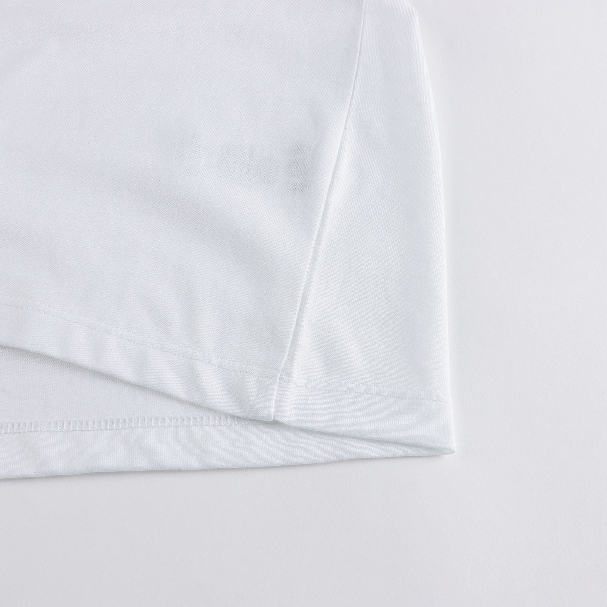 Boys & Girls White Cotton T-Shirt