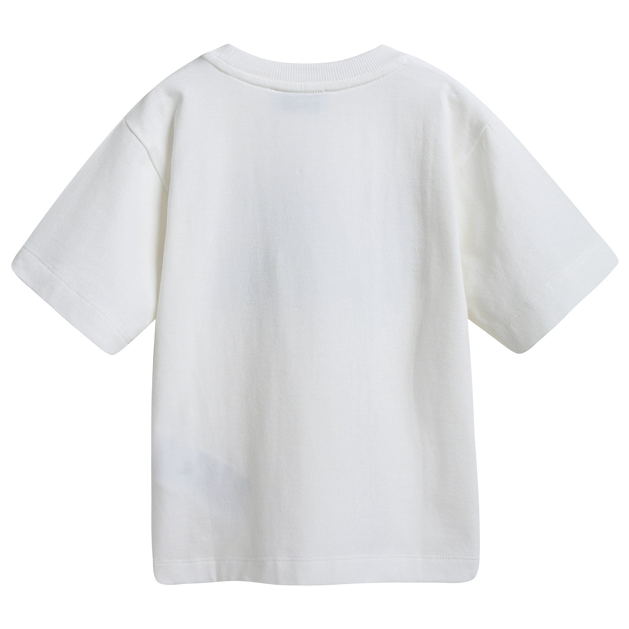 Boys & Girls White Heart Maxi T-shirt