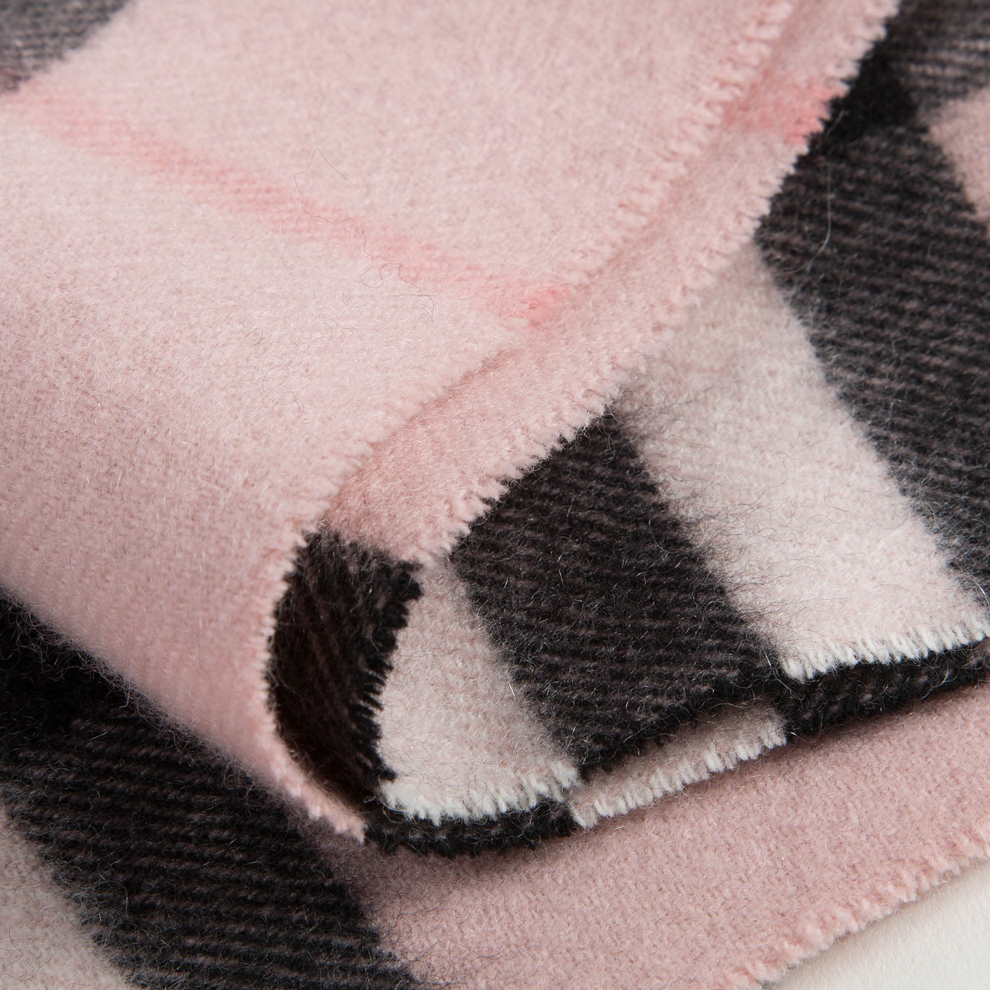 Boys&Grils Pink Check Cashmere Scarf - CÉMAROSE | Children's Fashion Store - 5