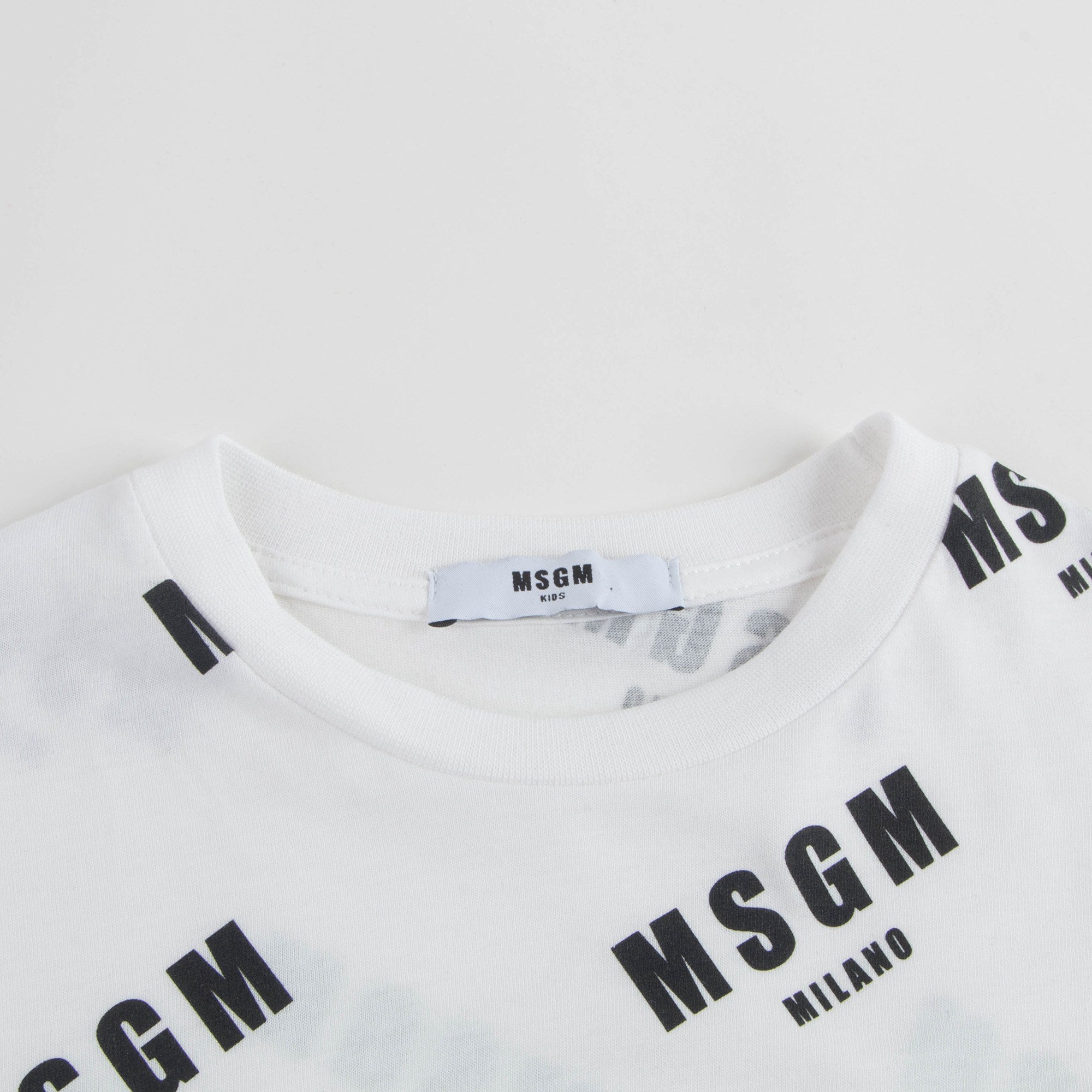 Boys Off White Logo Cotton T-shirt