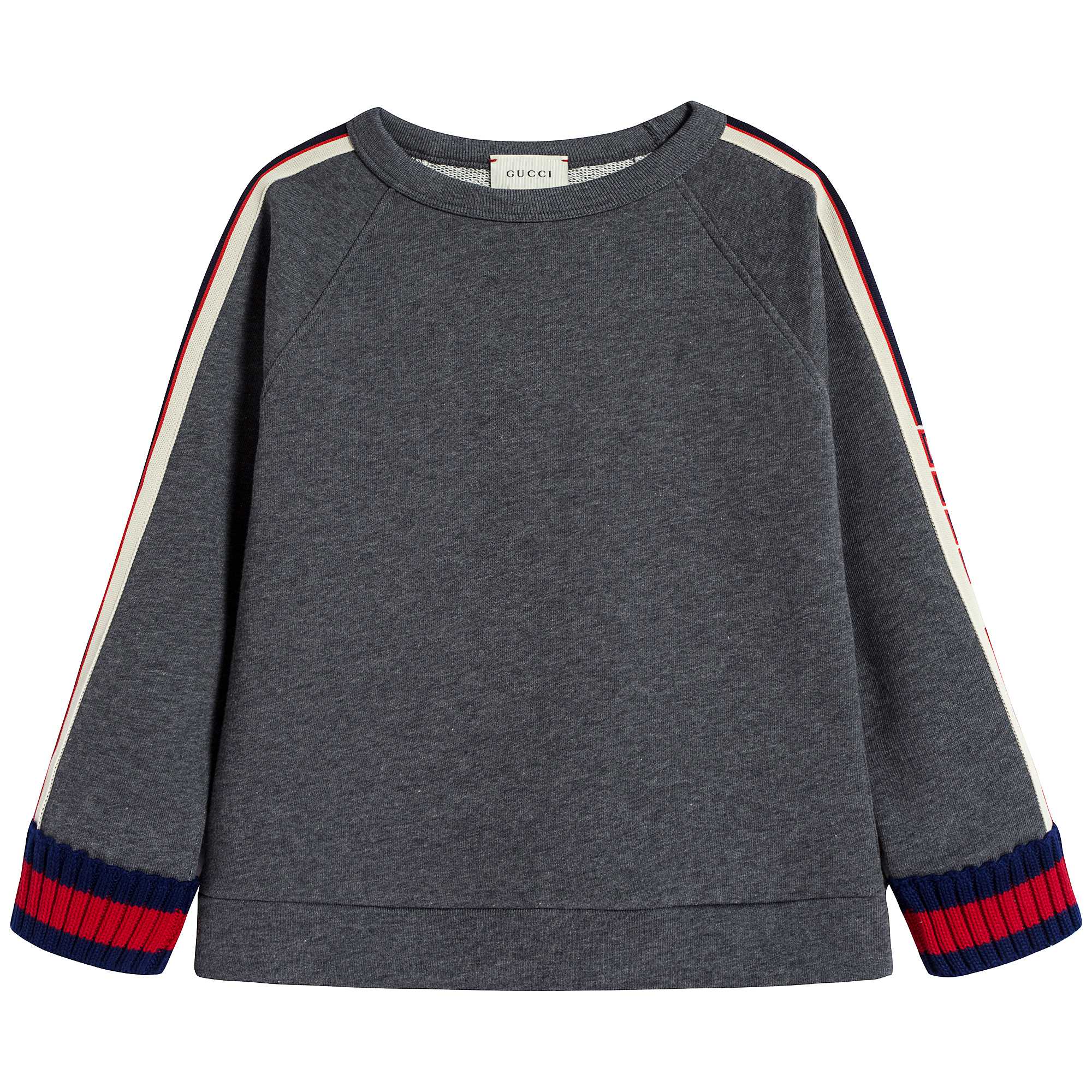 Boys Grey Cotton Sweatshirt