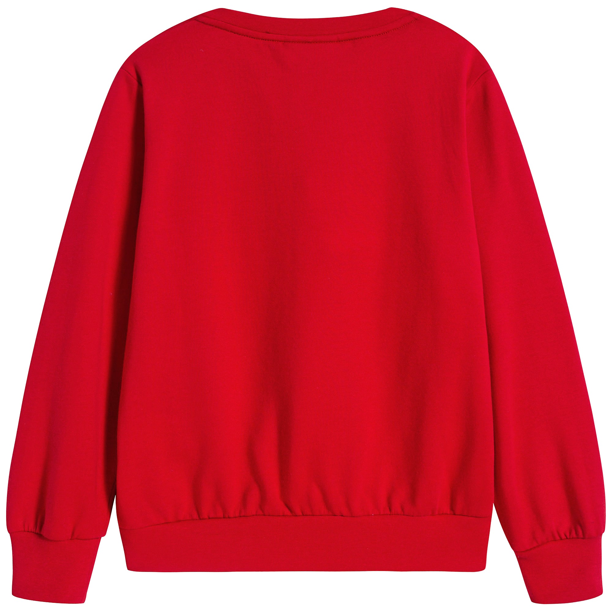 Boys Red Cotton Sweatshirt