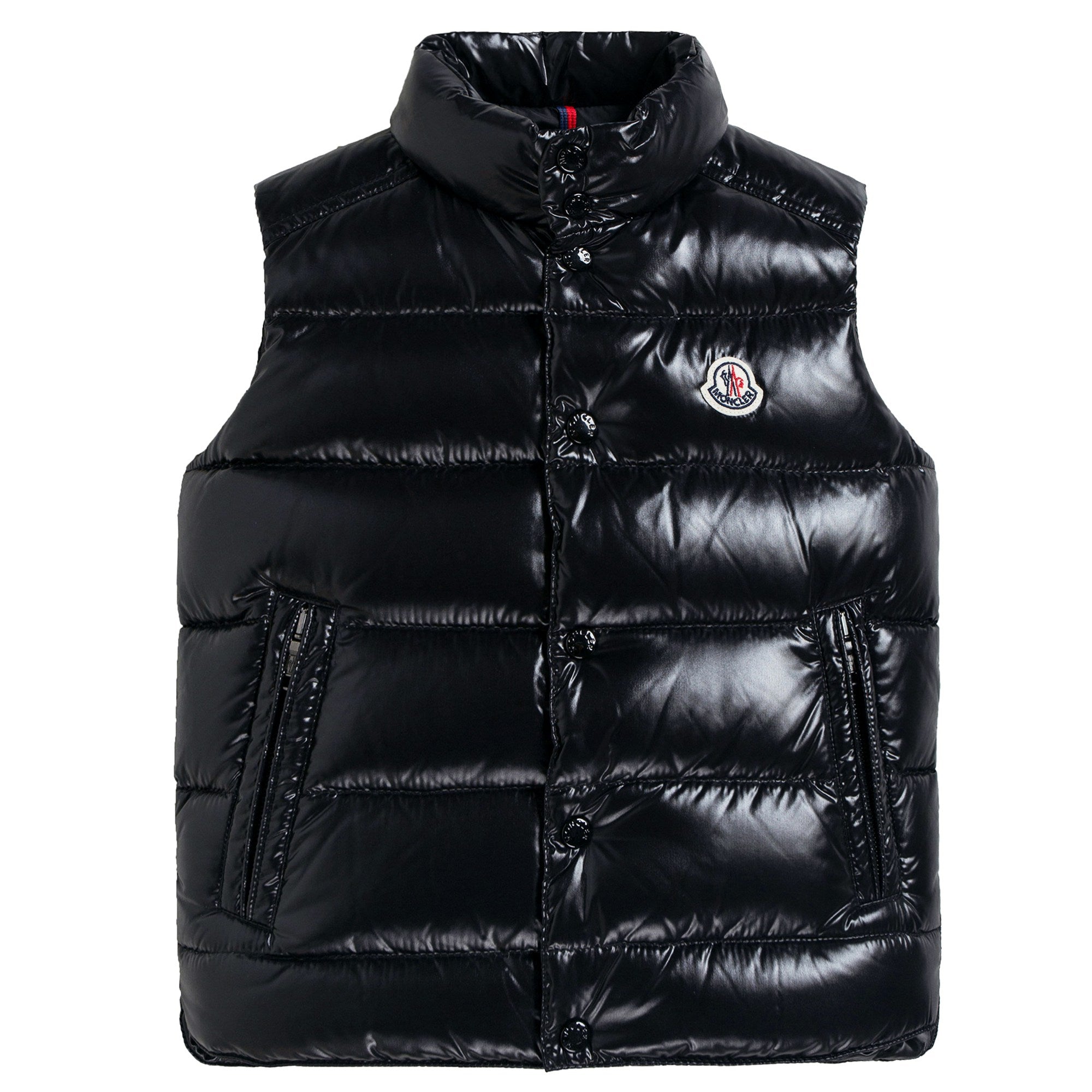 Boys & Girls Black "Tib" Down Padded Gilet