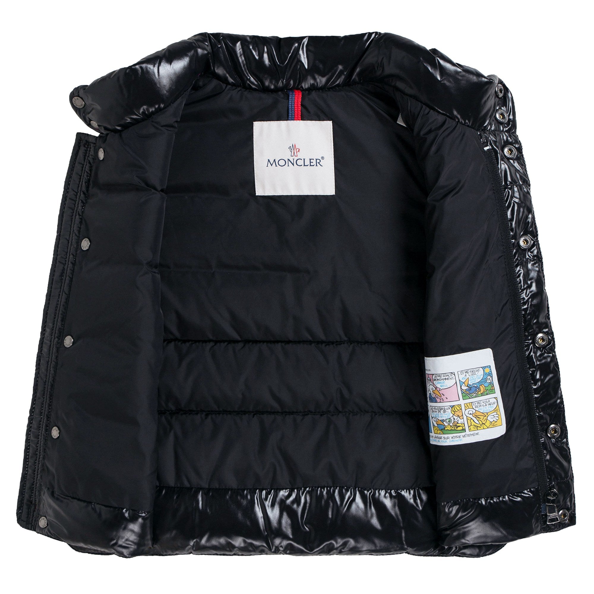 Boys & Girls Black "Tib" Down Padded Gilet