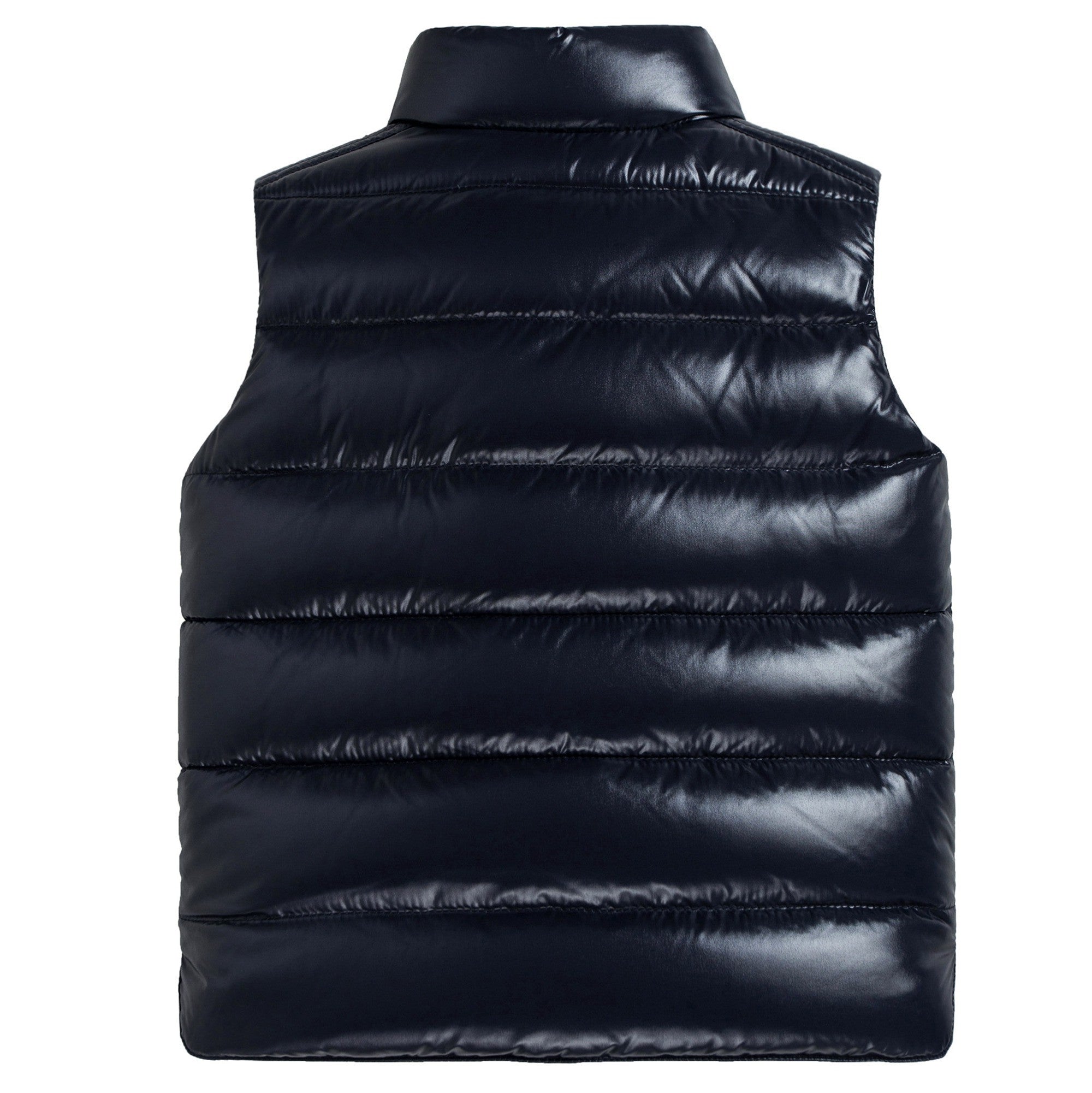 Baby Navy Blue Down Padded 'Tib' Gilet