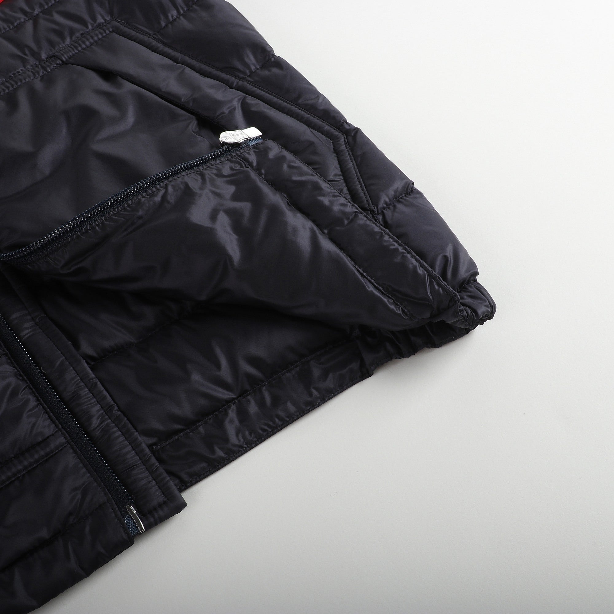 Boys Navy "MOTU" Padded Down Coat