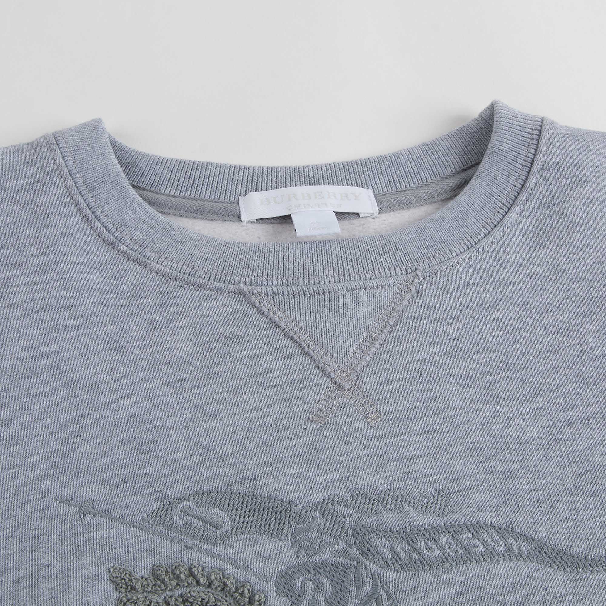 Boys Grey Equestrian Knight Trims Sweatshirt - CÉMAROSE | Children's Fashion Store - 5