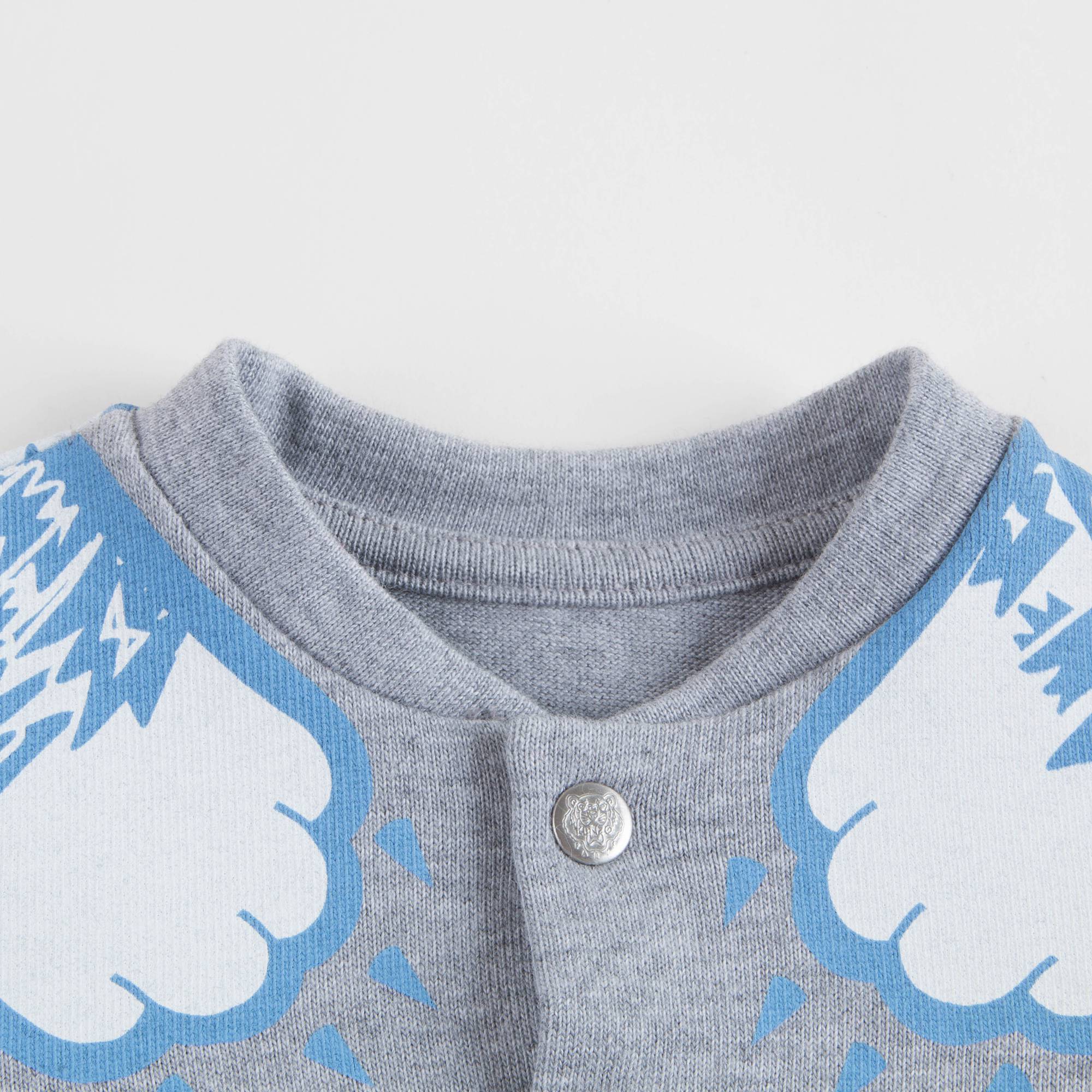 Boys Marl Grey Cotton Cardigan