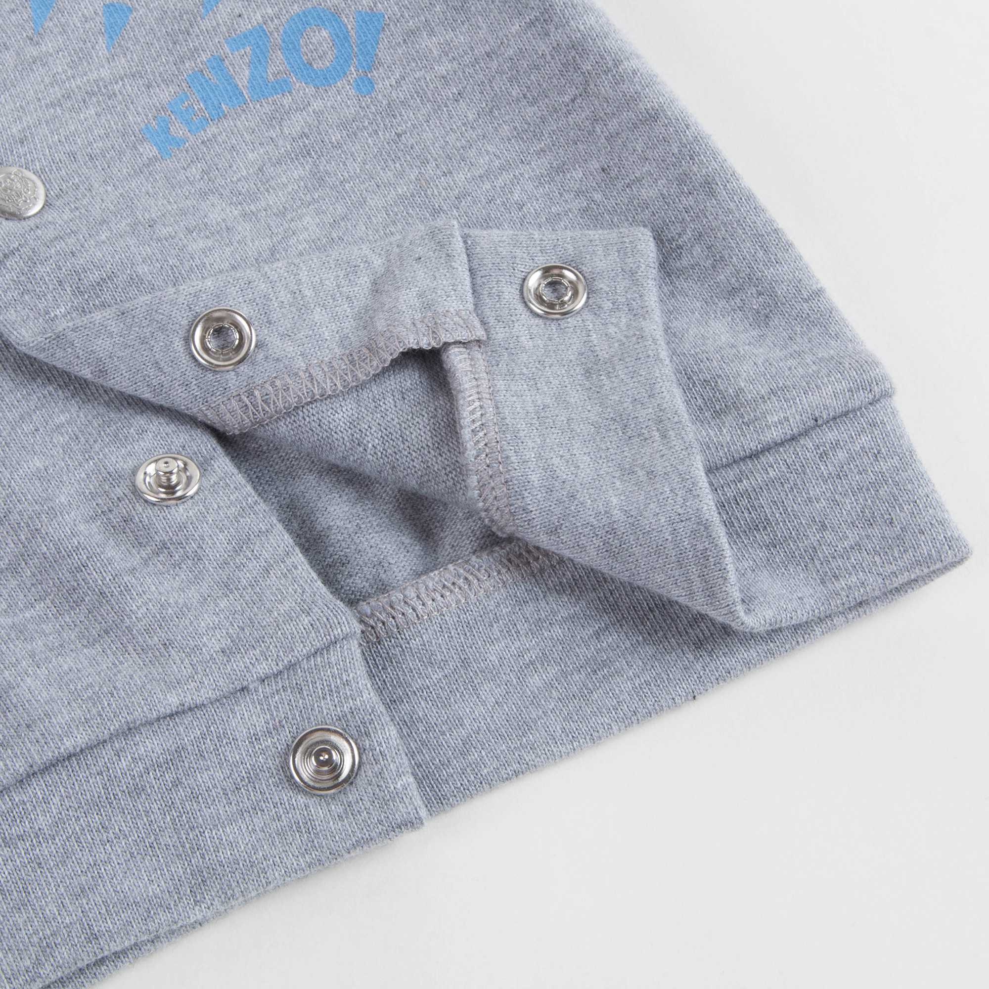 Boys Marl Grey Cotton Cardigan