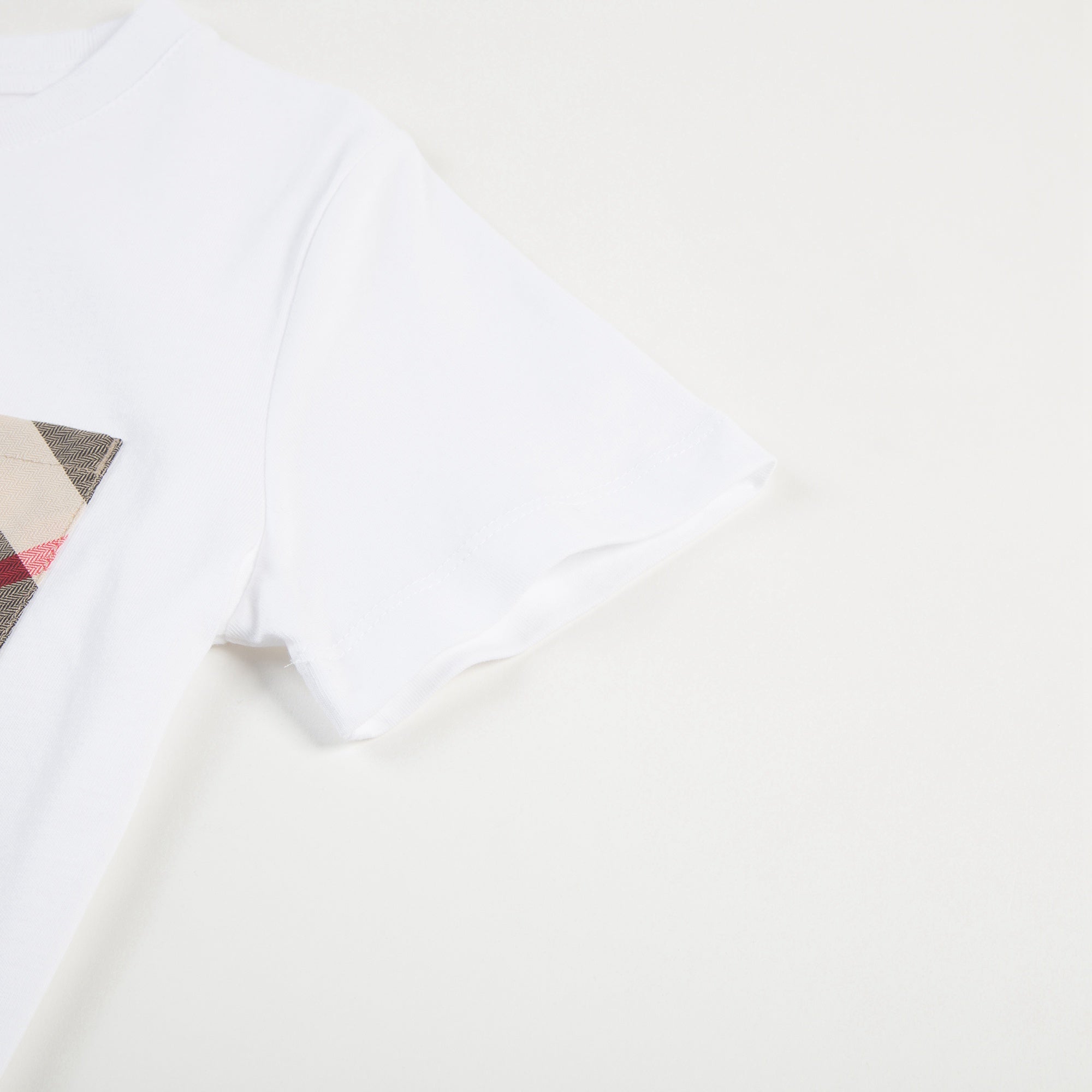 Boys White Cotton T-shirt