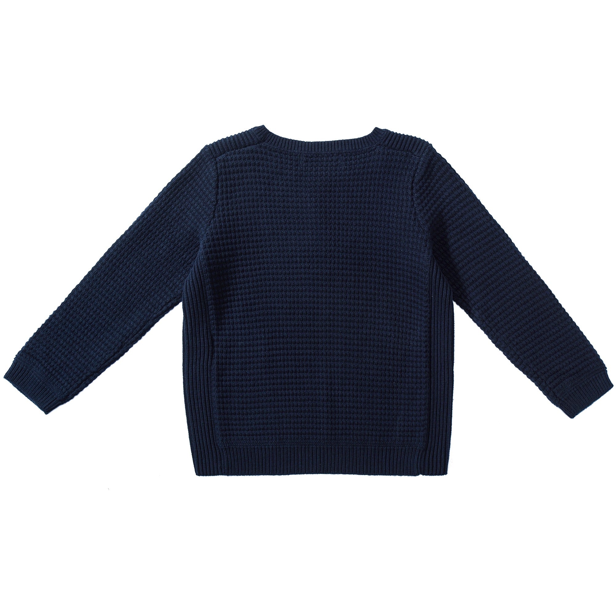 Boys  Navy  Blue  Cotton  Sweater