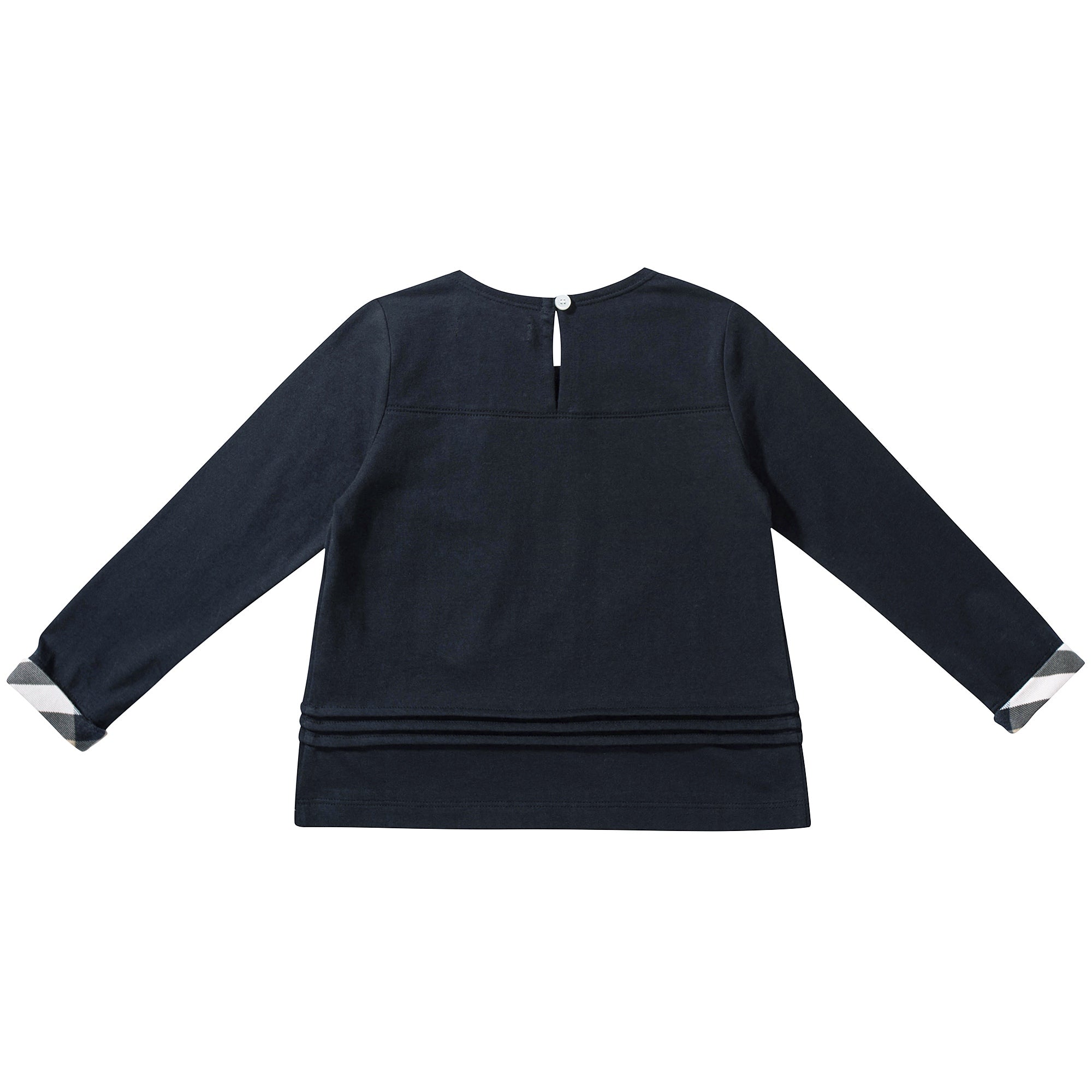 Boys  &  Girls   Navy  Blue   Cotton  T-shirt