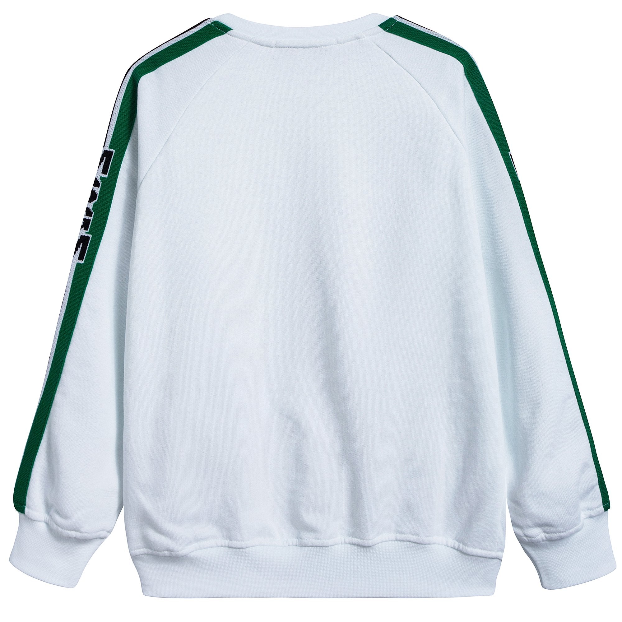 Boys White Cotton Sweatshirt