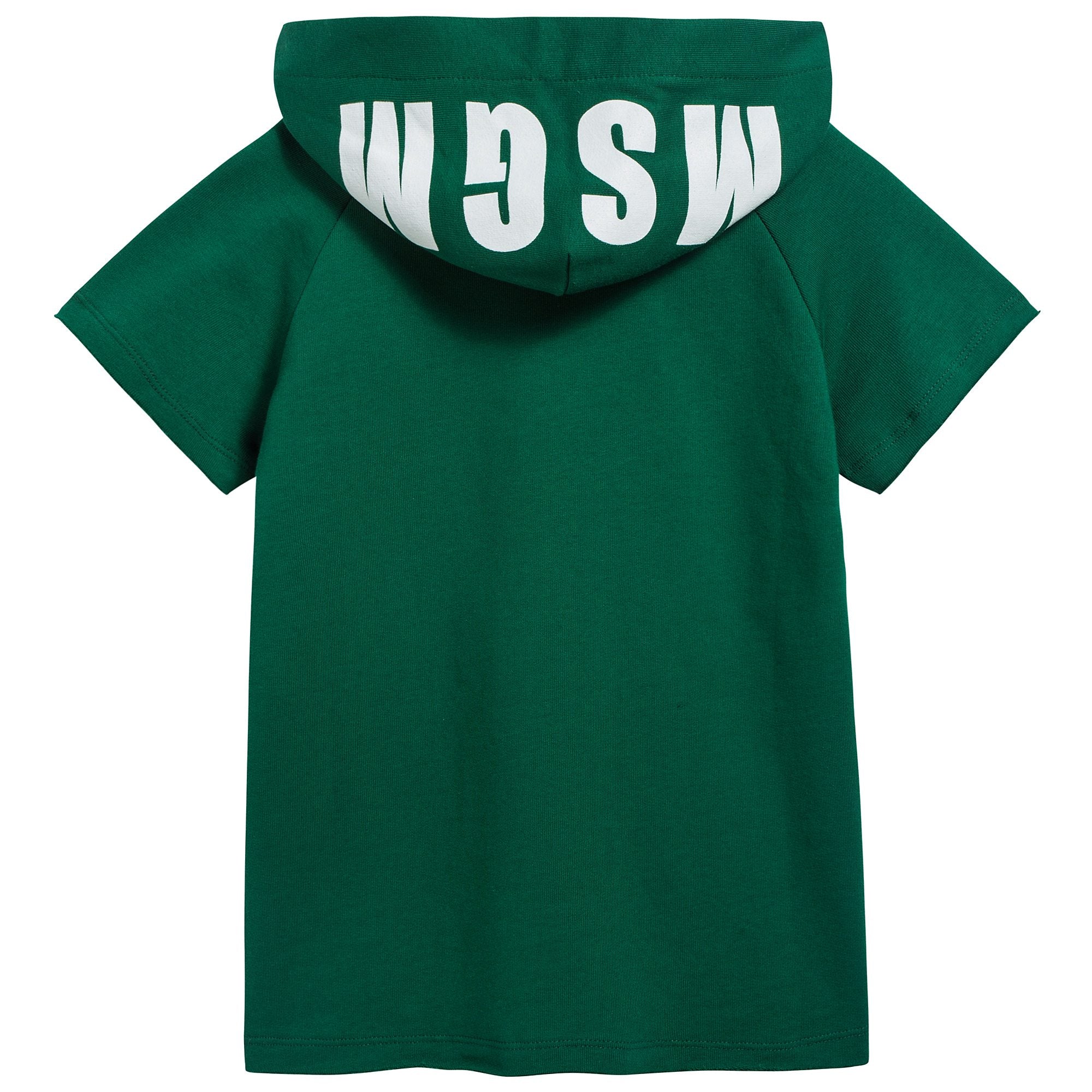 Boys Green Logo Cotton Top