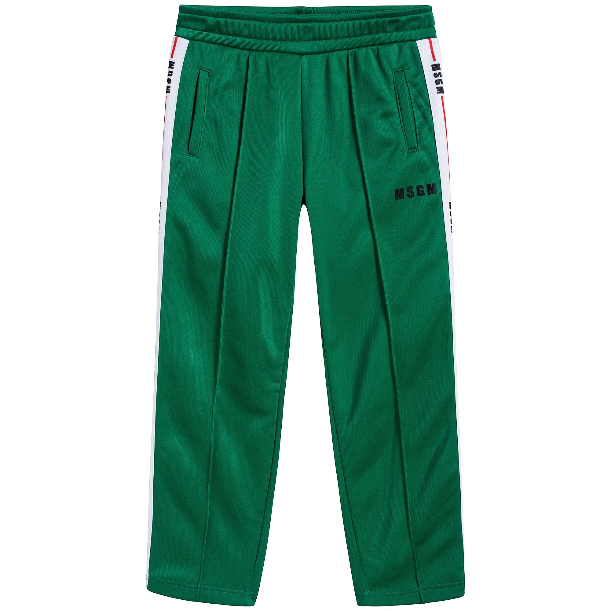 Boys & Girls Green Logo Trousers