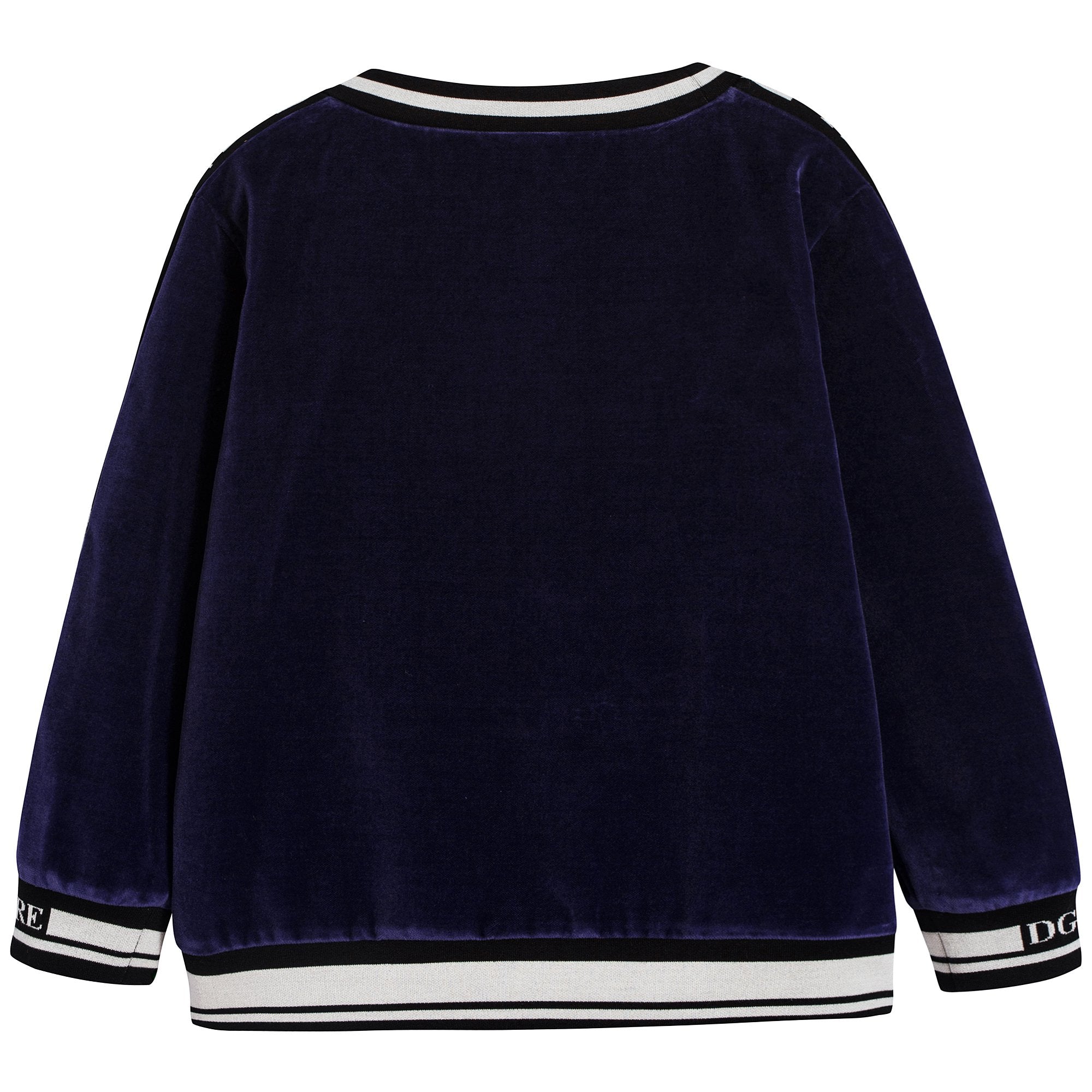 Boys Dark Eggplant Cotton Sweatshirt