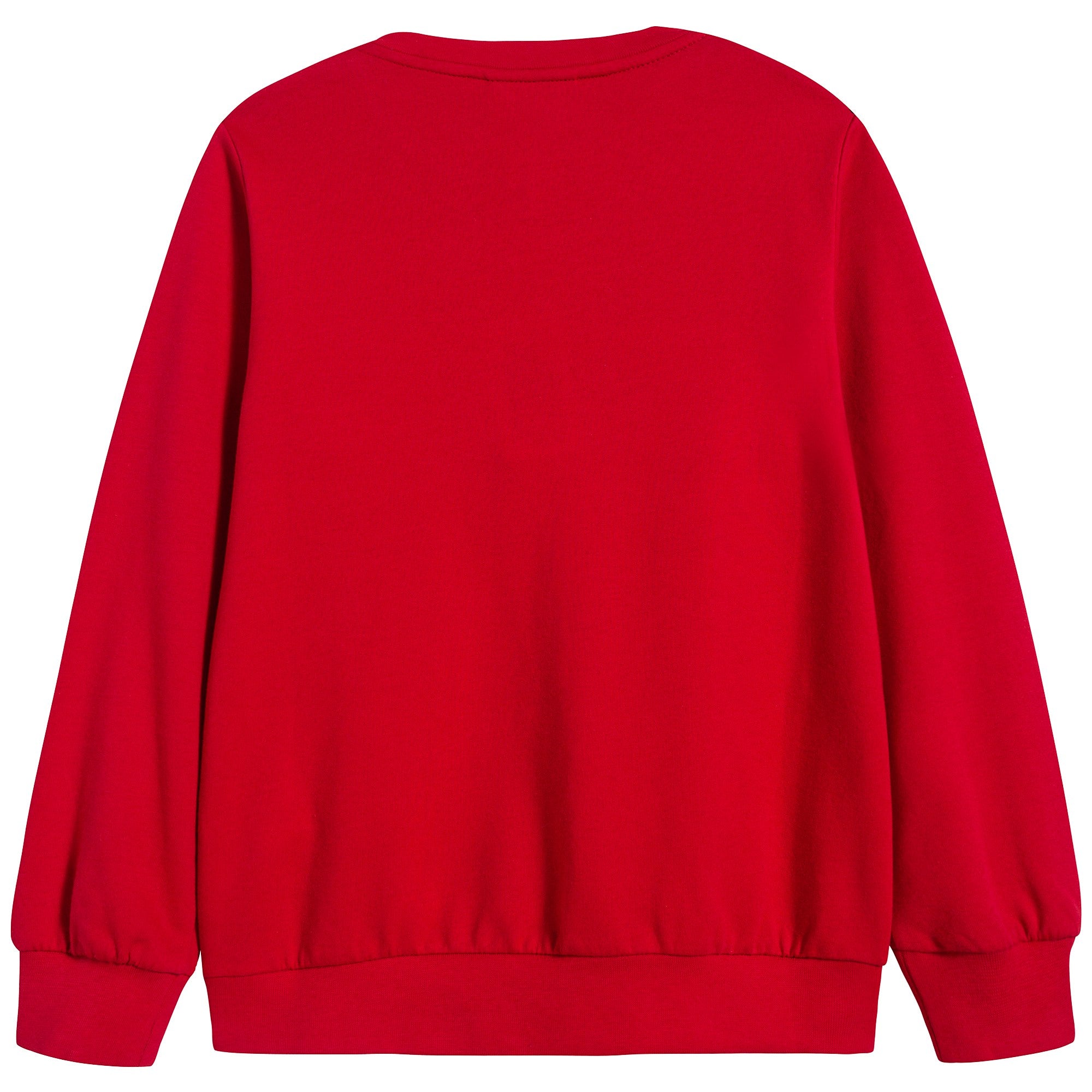 Boys Red Cotton Sweatshirt