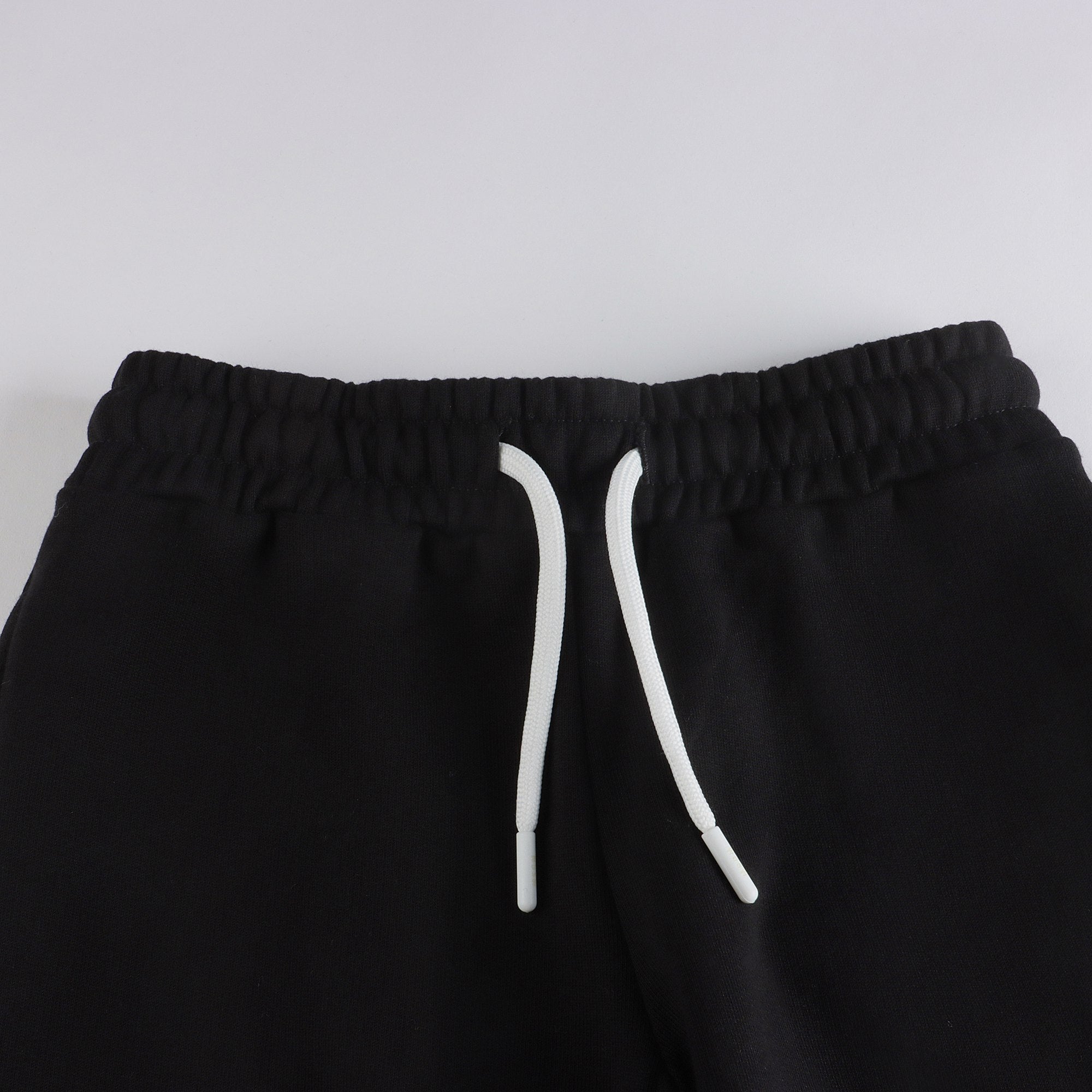 Boys & Girls Black Cotton Shorts