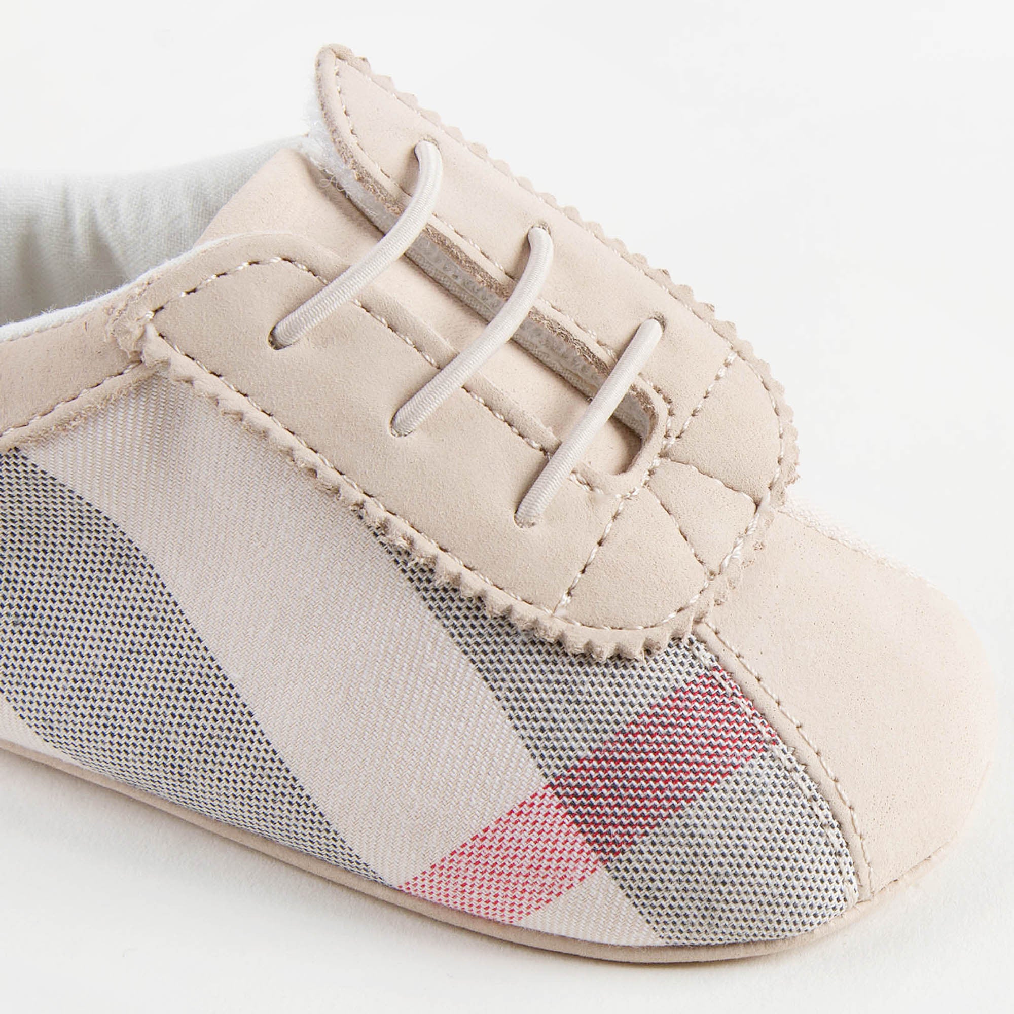 Baby Boys&Baby Girls Beige Check Pre-Walker Shoes - CÉMAROSE | Children's Fashion Store - 6