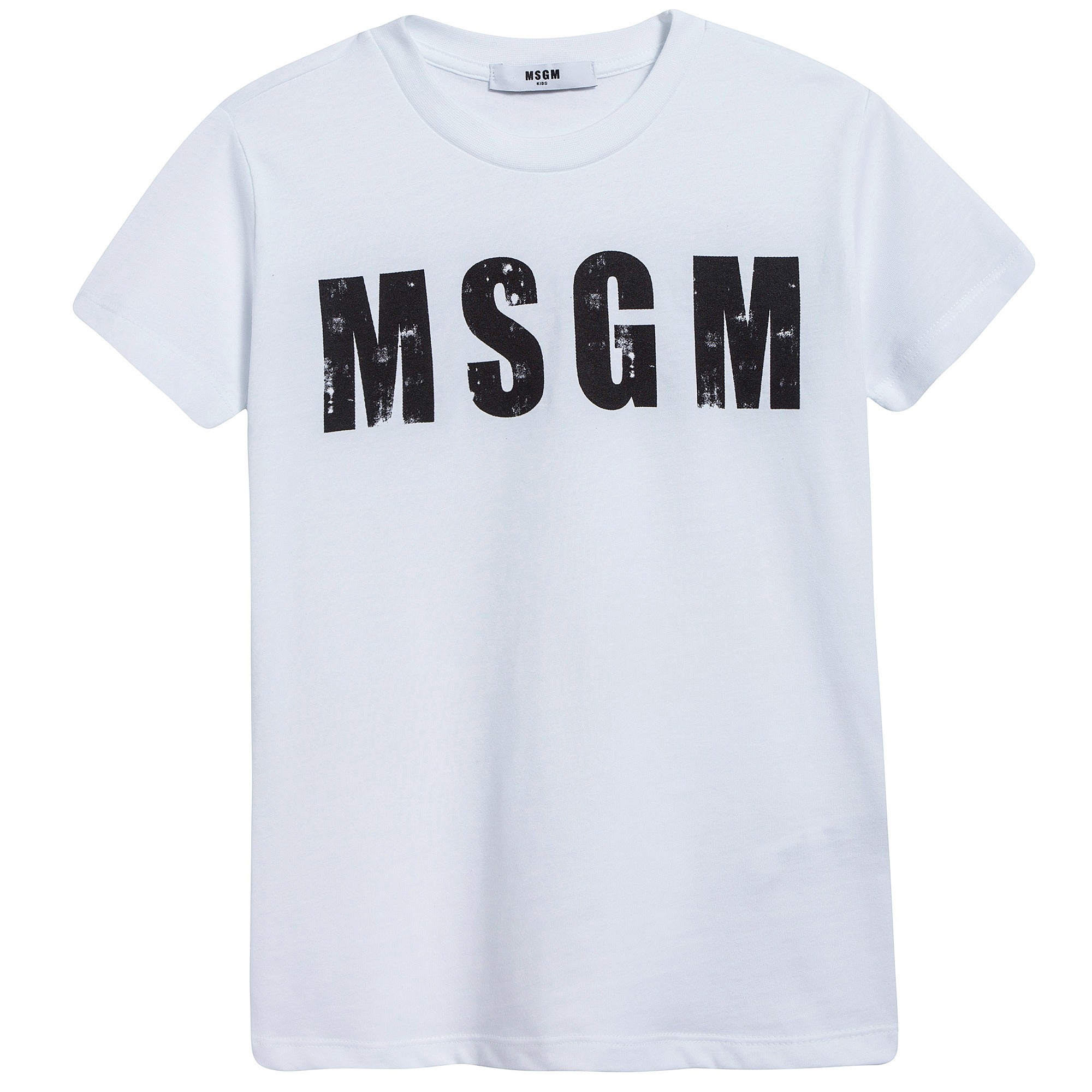 Boys White Logo Cotton Jersey T-shirt