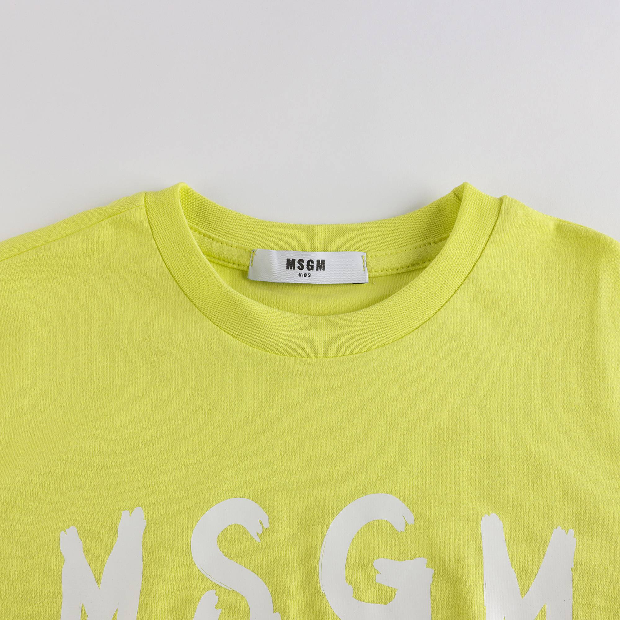 Boys & Girls Yellow Cotton T-Shirt