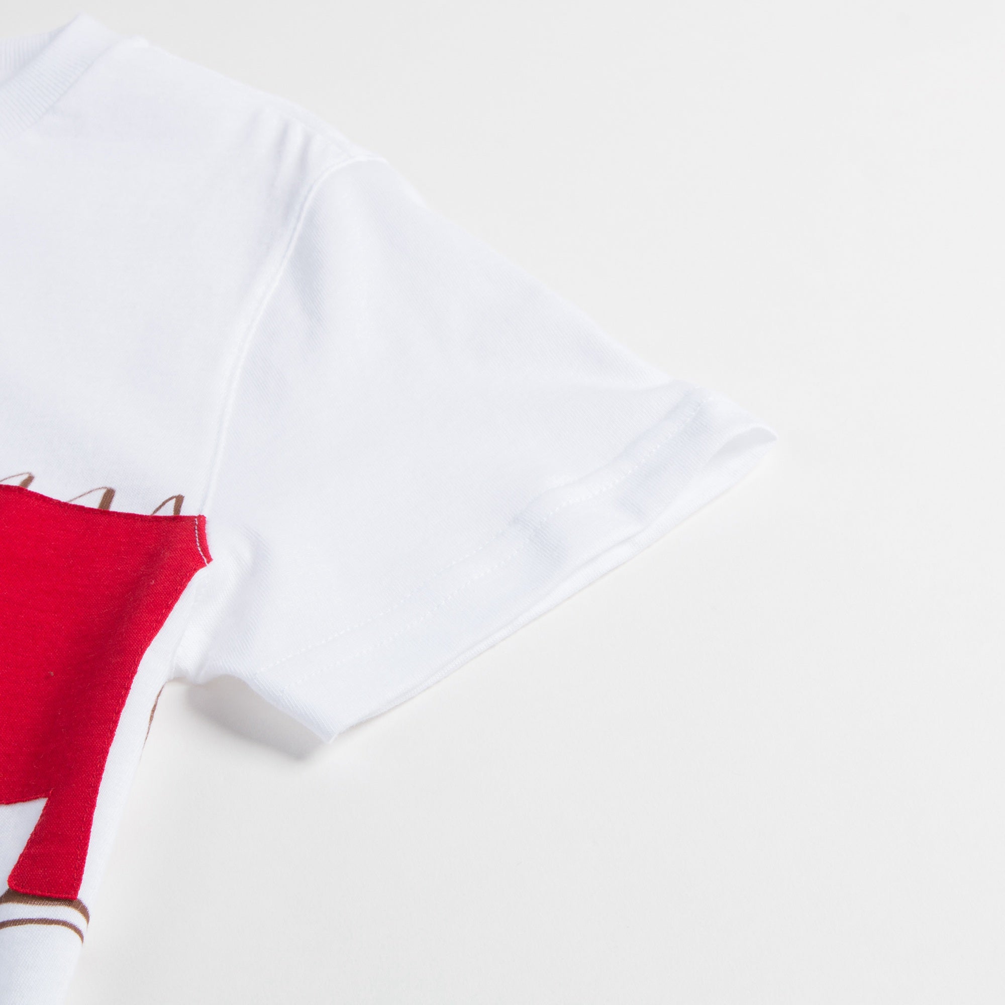 Boys White  "Cherry  Crocodile" Cotton T-shirt