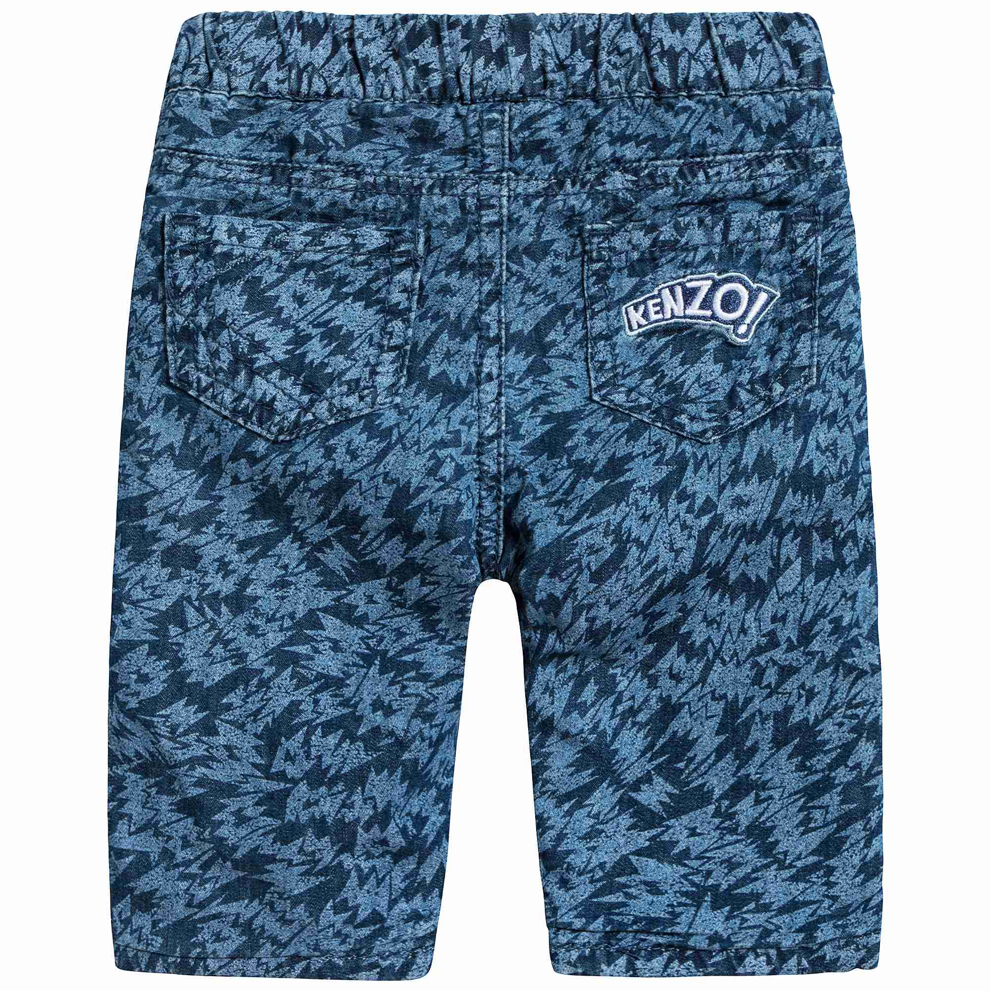 Baby Boys Middle Indigo Cotton Trousers