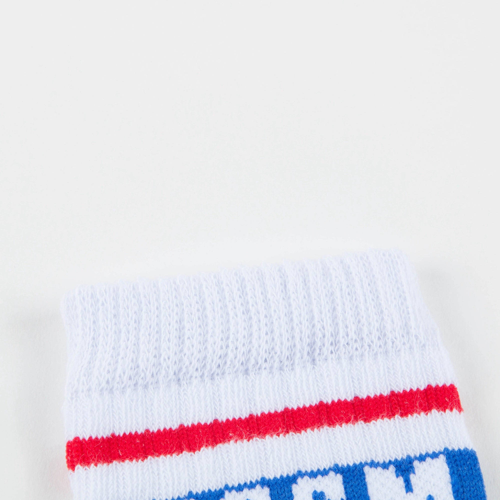 Boys & Girls White Logo Cotton Socks