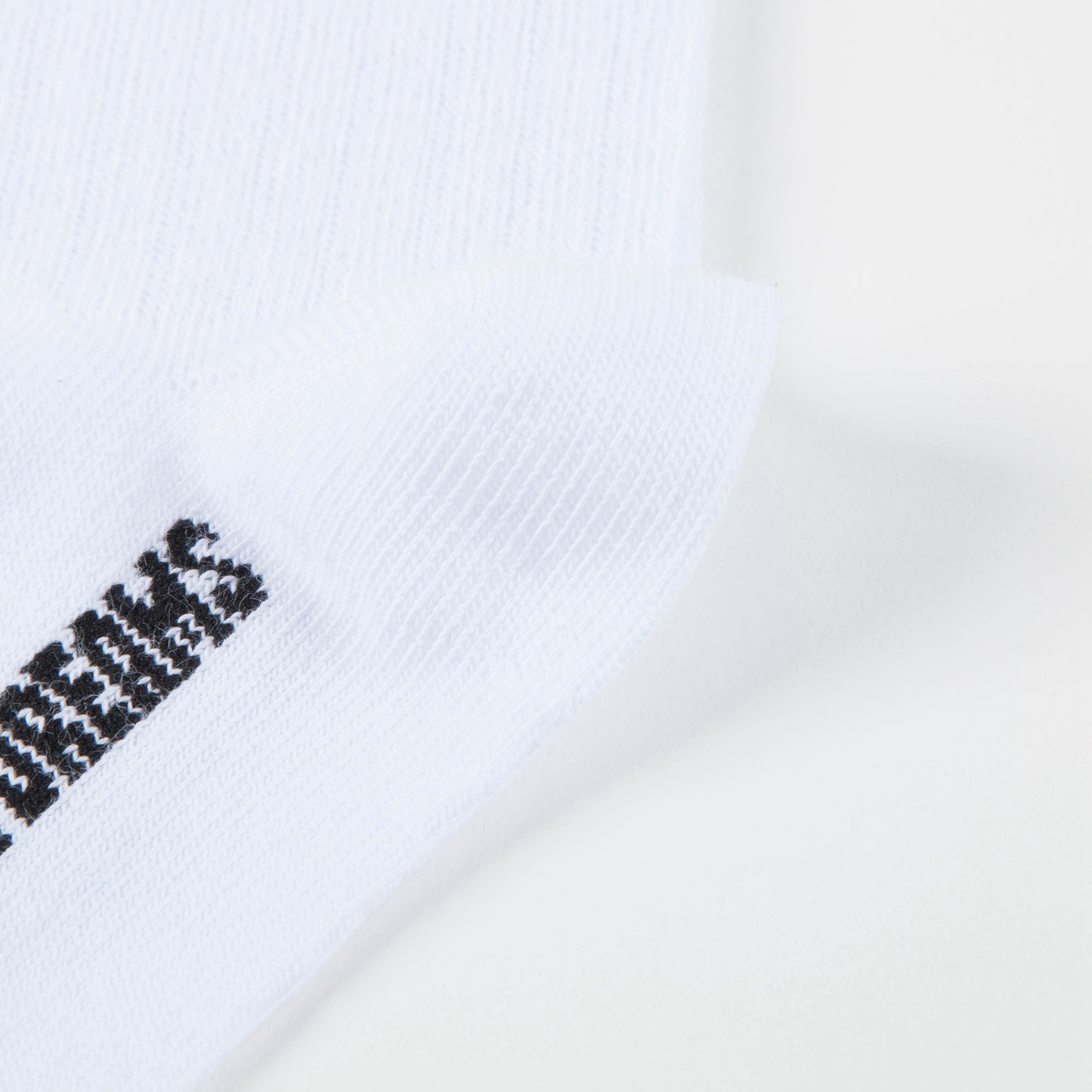 Boys & Girls White Logo Cotton Socks