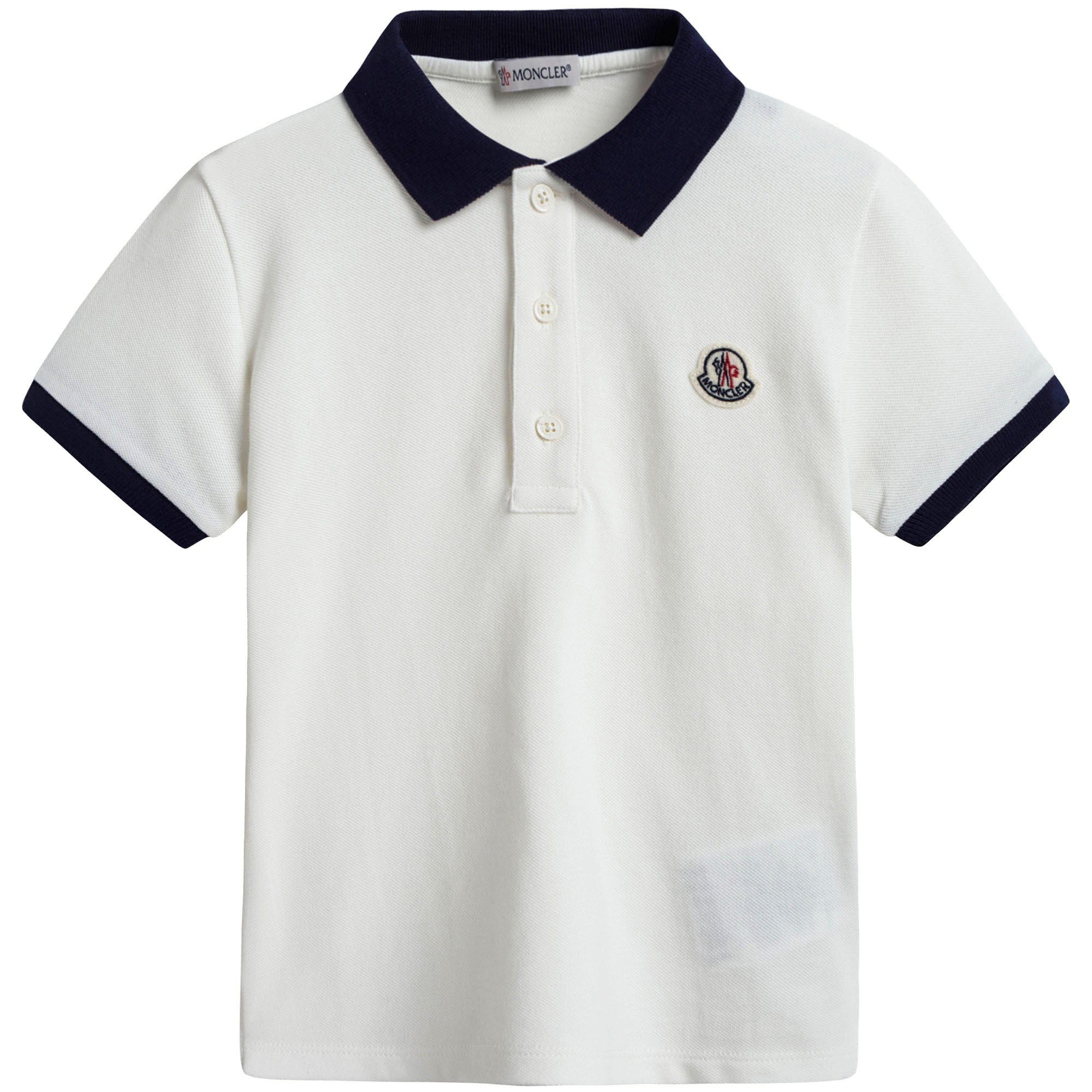 Baby Boys White Polo Shirt