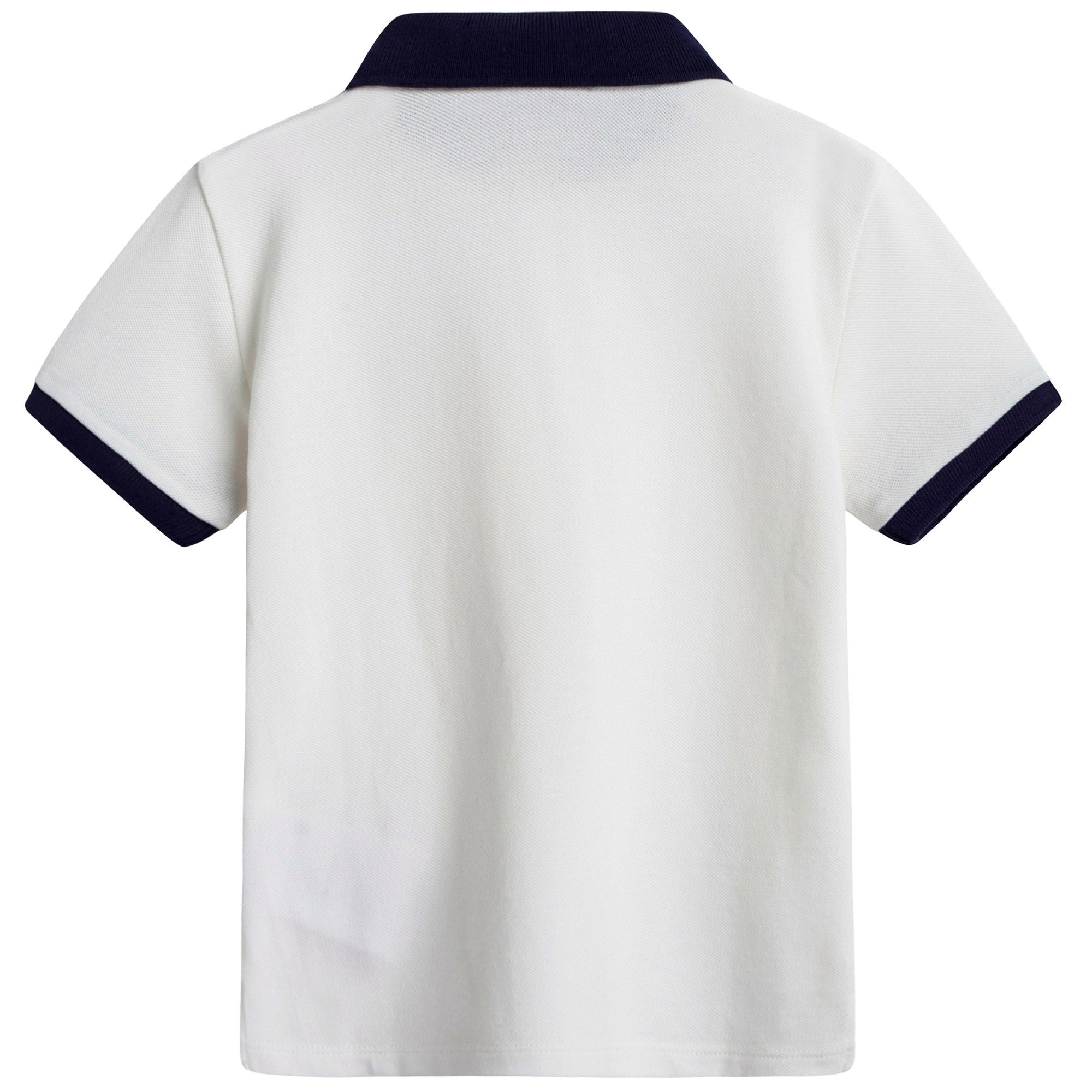 Baby Boys White Polo Shirt