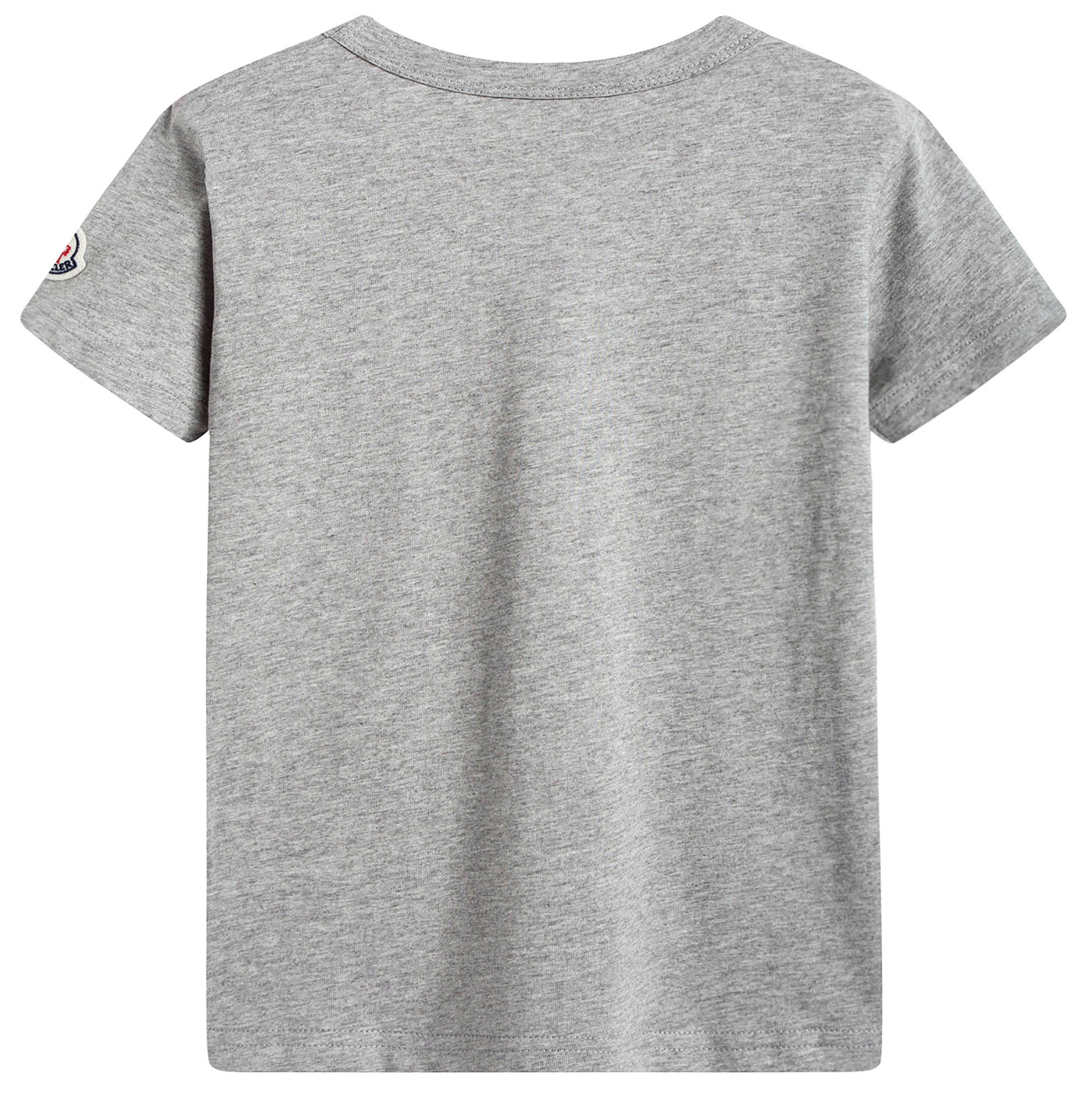 Boys Grey Cotton T-shirt