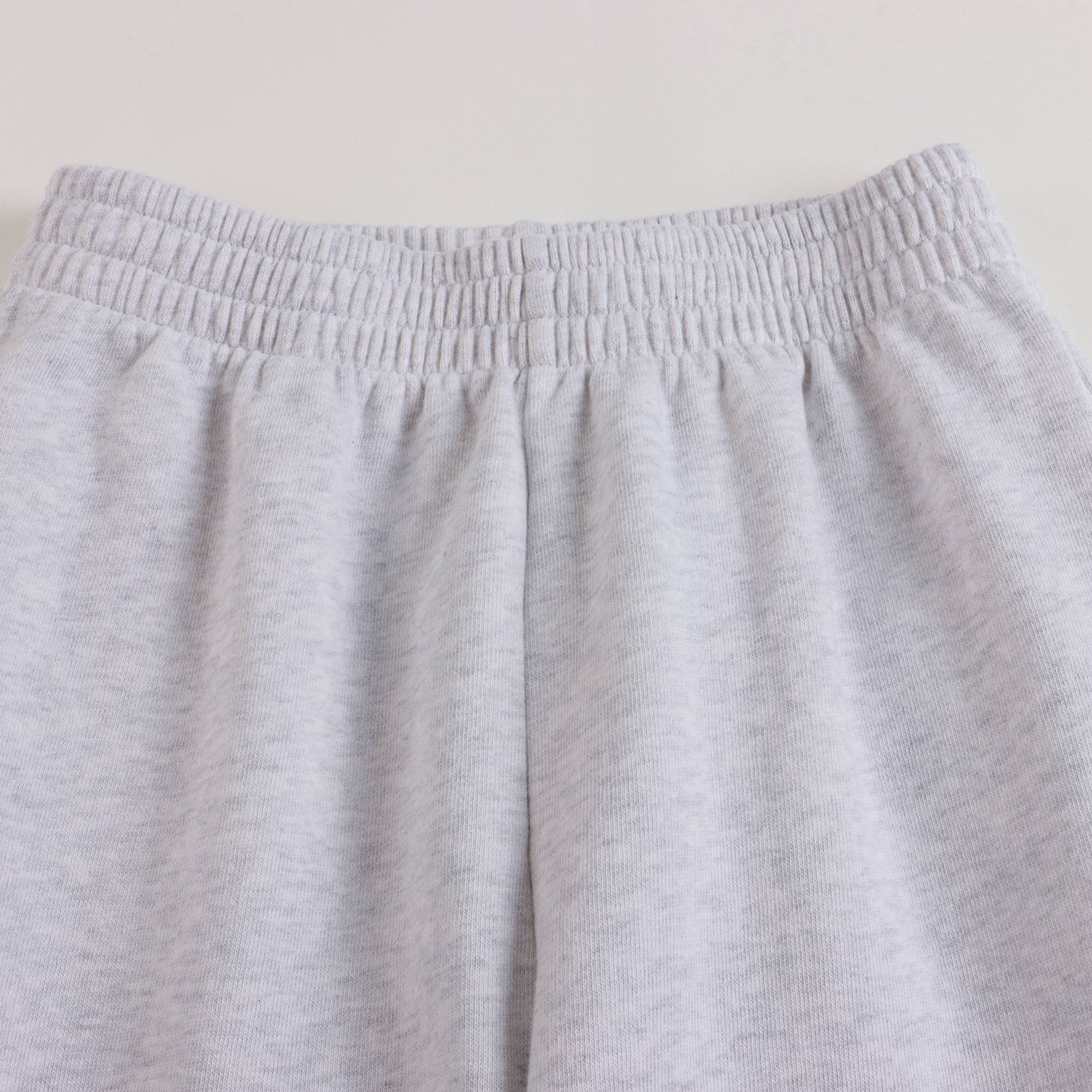 Boys & Girls Grey Logo Cotton Trousers