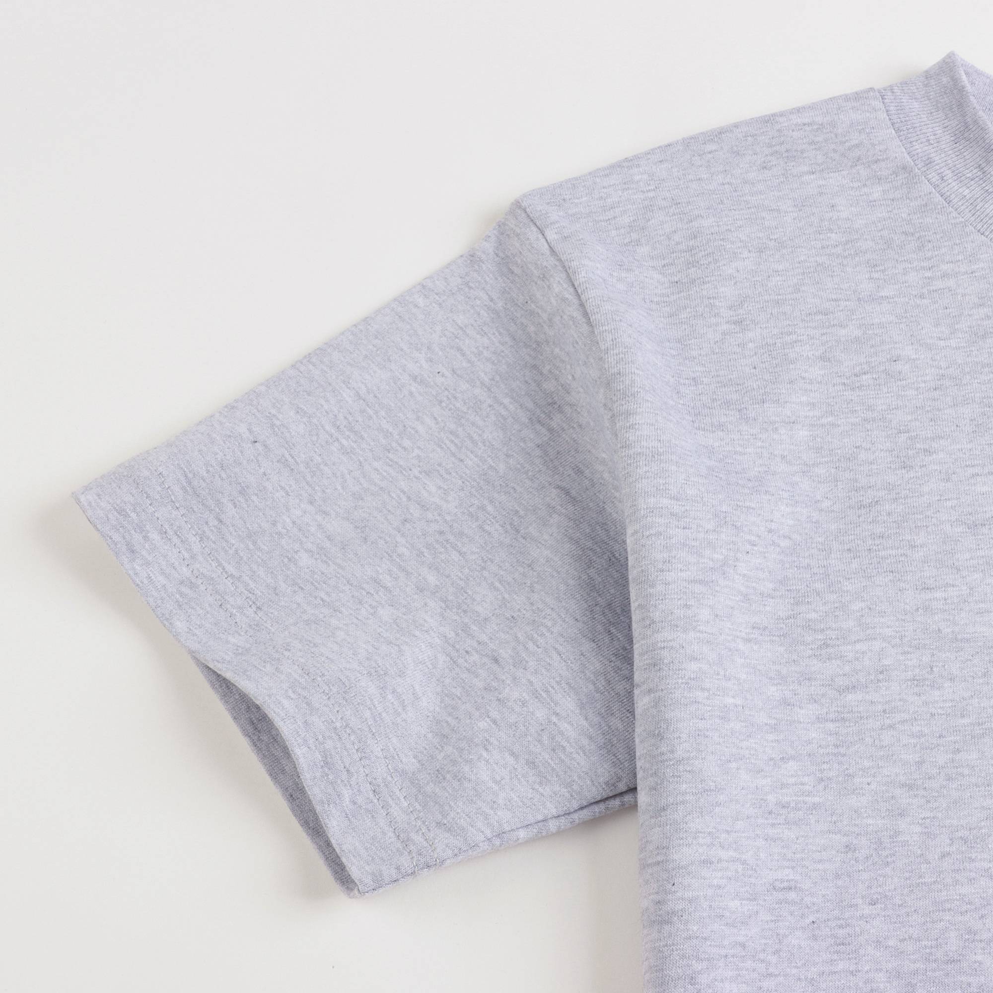 Boys & Girls Grey Logo Cotton T-Shirt