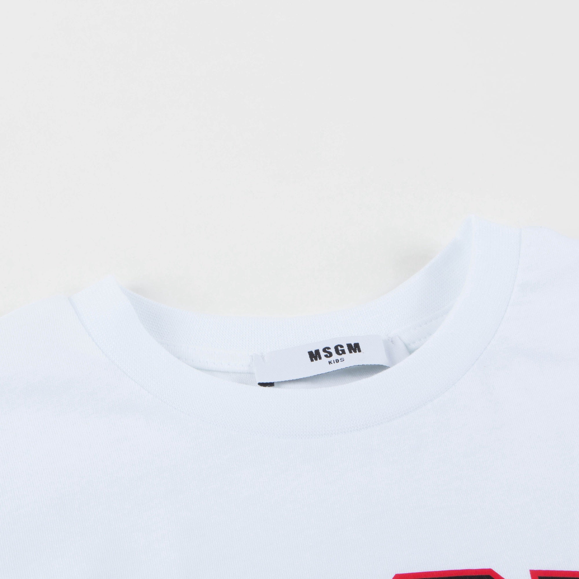 Boys White Logo Cotton Jersey T-shirt