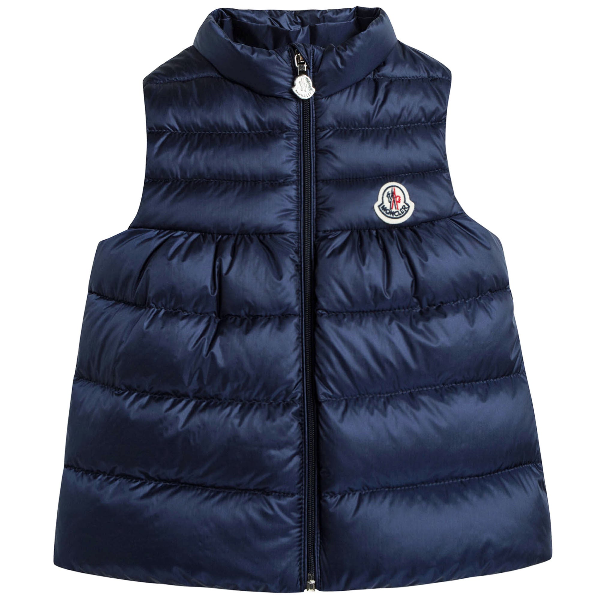 Baby Girls Navy Blue 'New Suzette' Down Padded Gilet