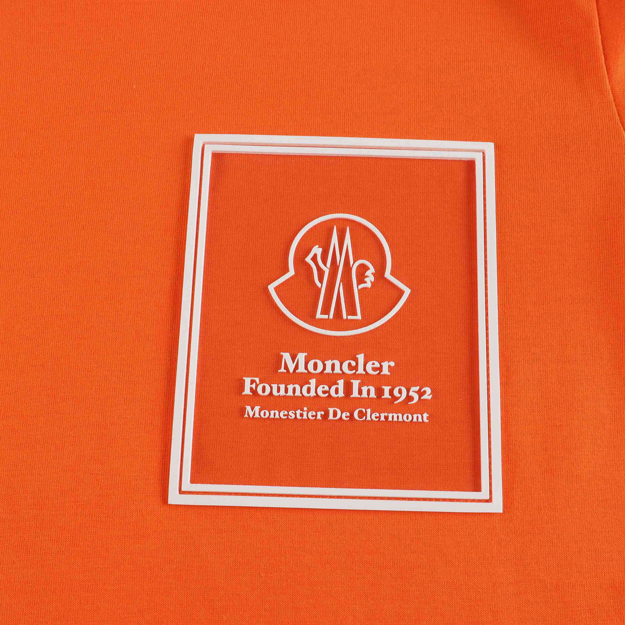 Boys & Girls Orange Logo Cotton T-Shirt