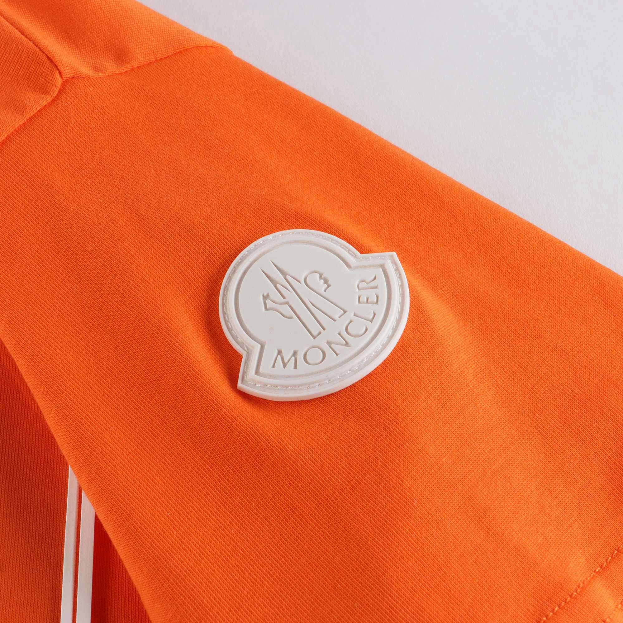 Boys & Girls Orange Logo Cotton T-Shirt