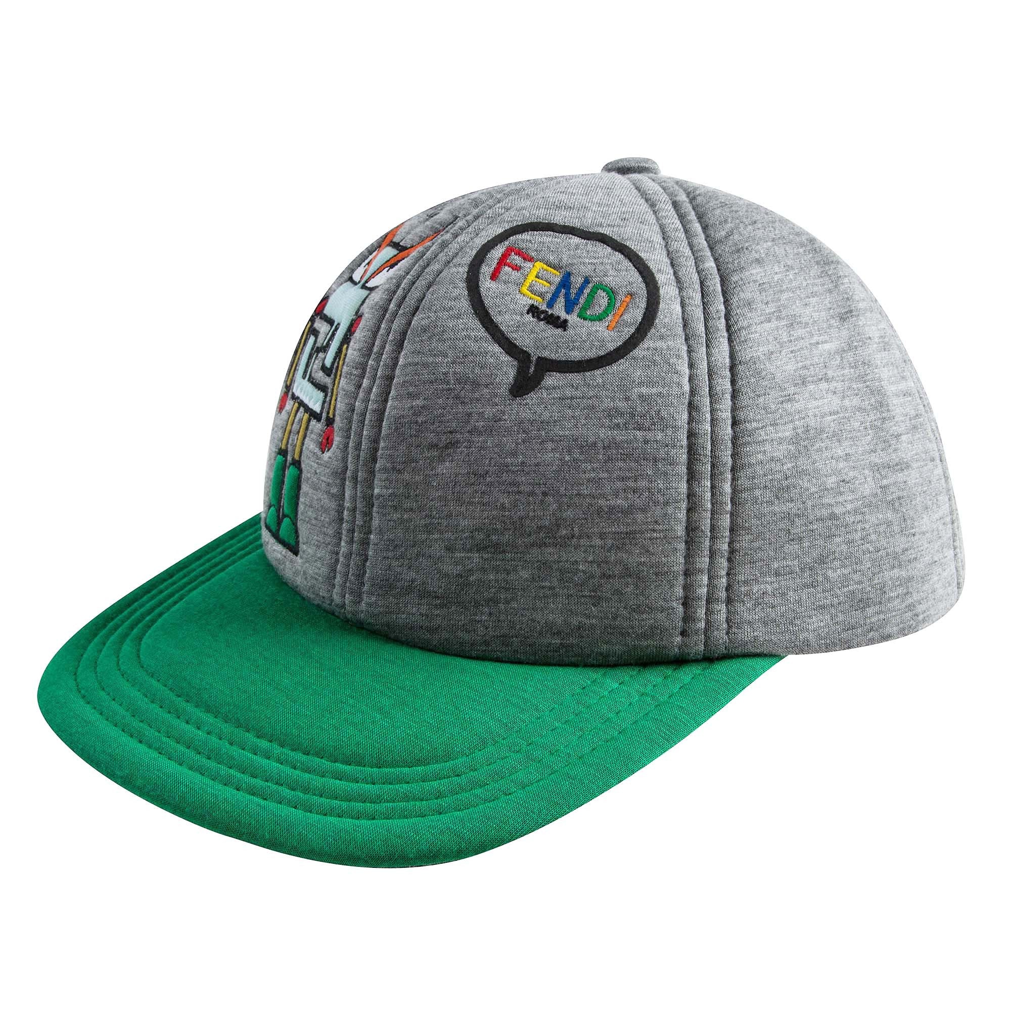 Boys Grey Monster Cap