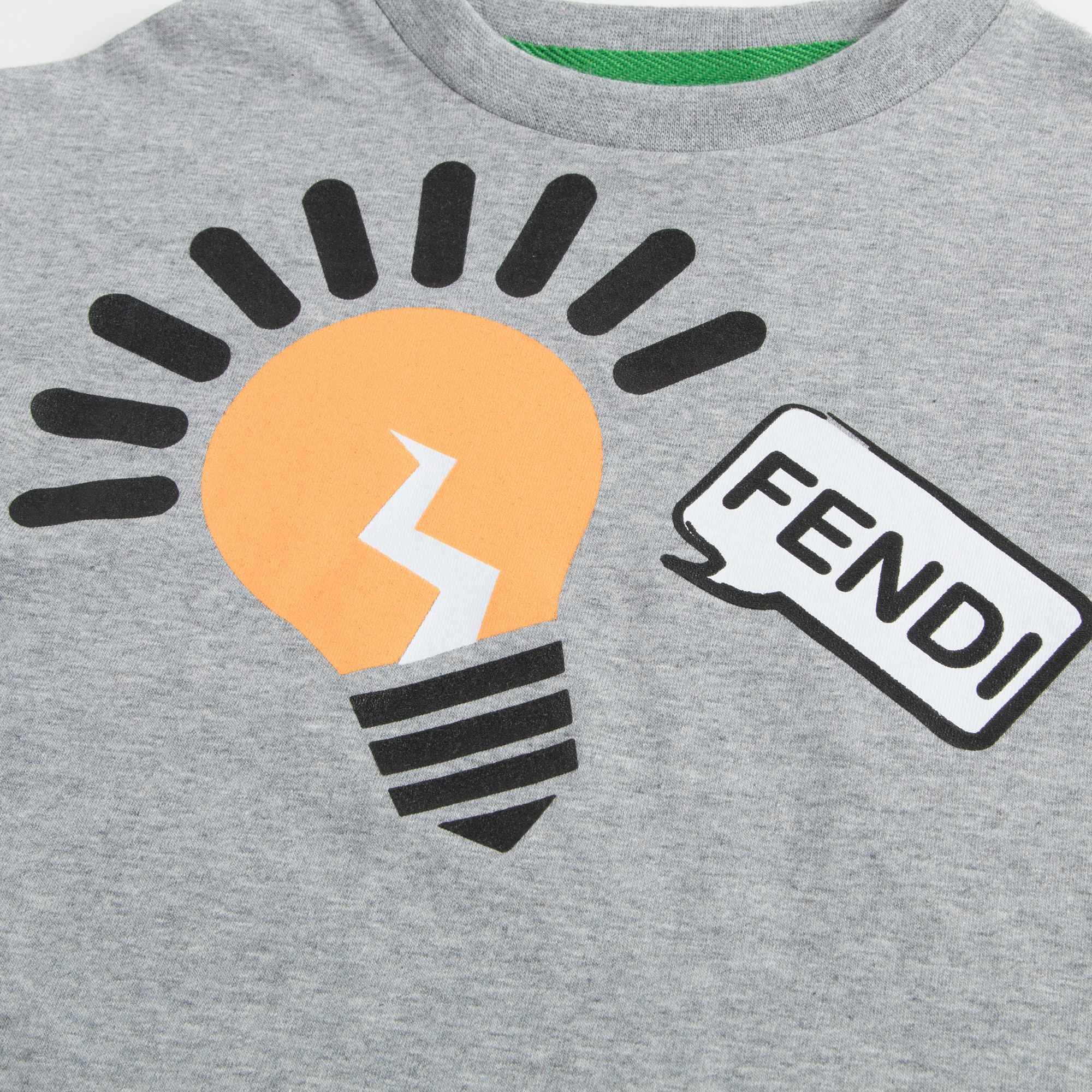 Boys Grey Lightbulb T-shirt