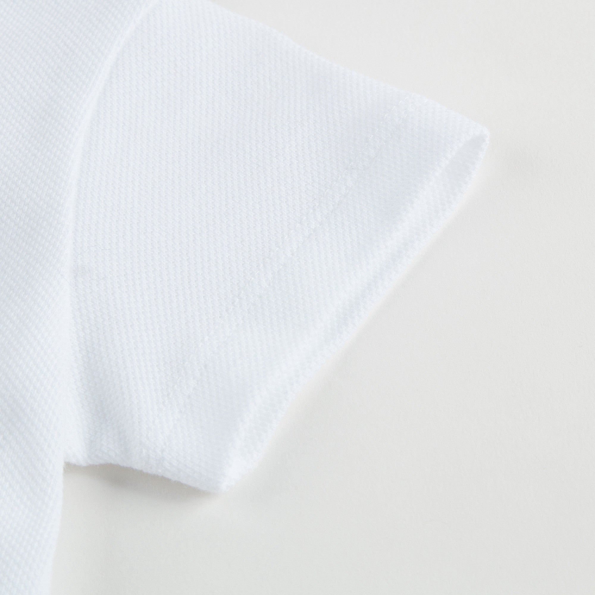 Baby Boys White Piqu茅 Polo Shirt