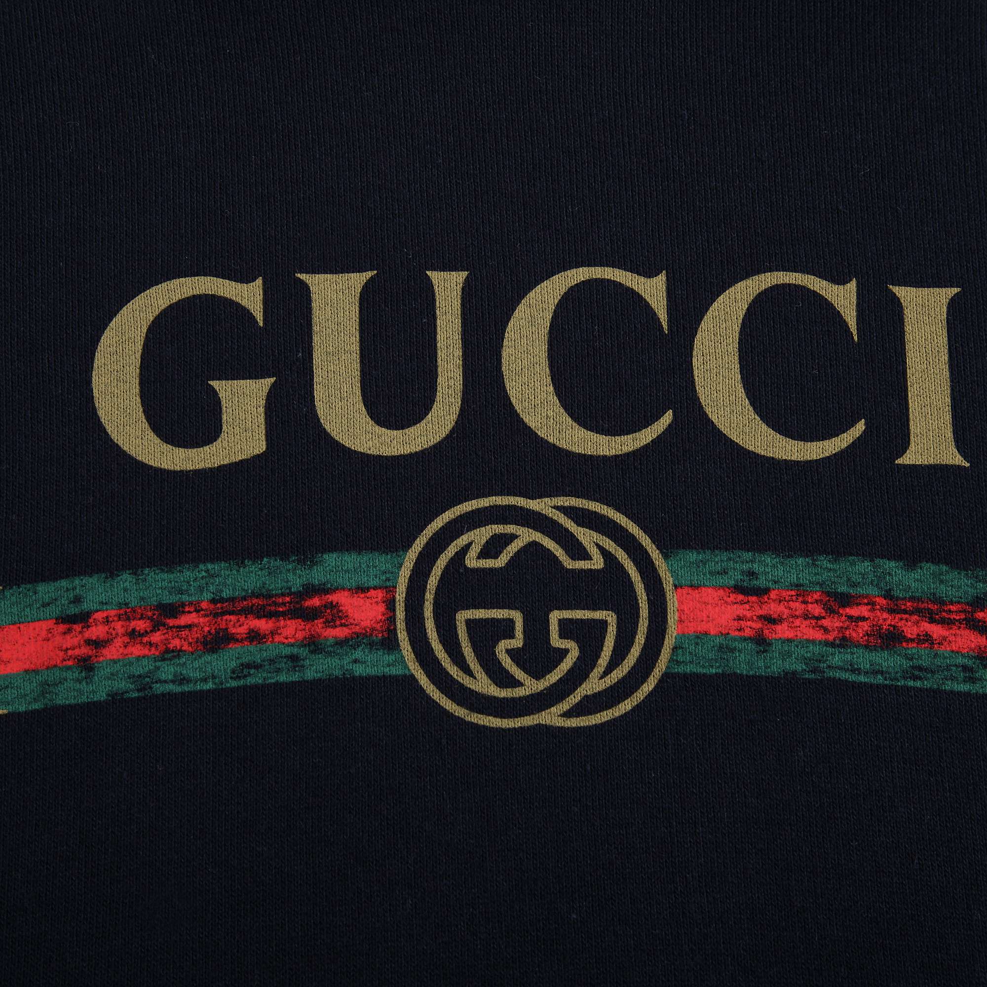 Boys & Girls Black Gucci Sweatshirt