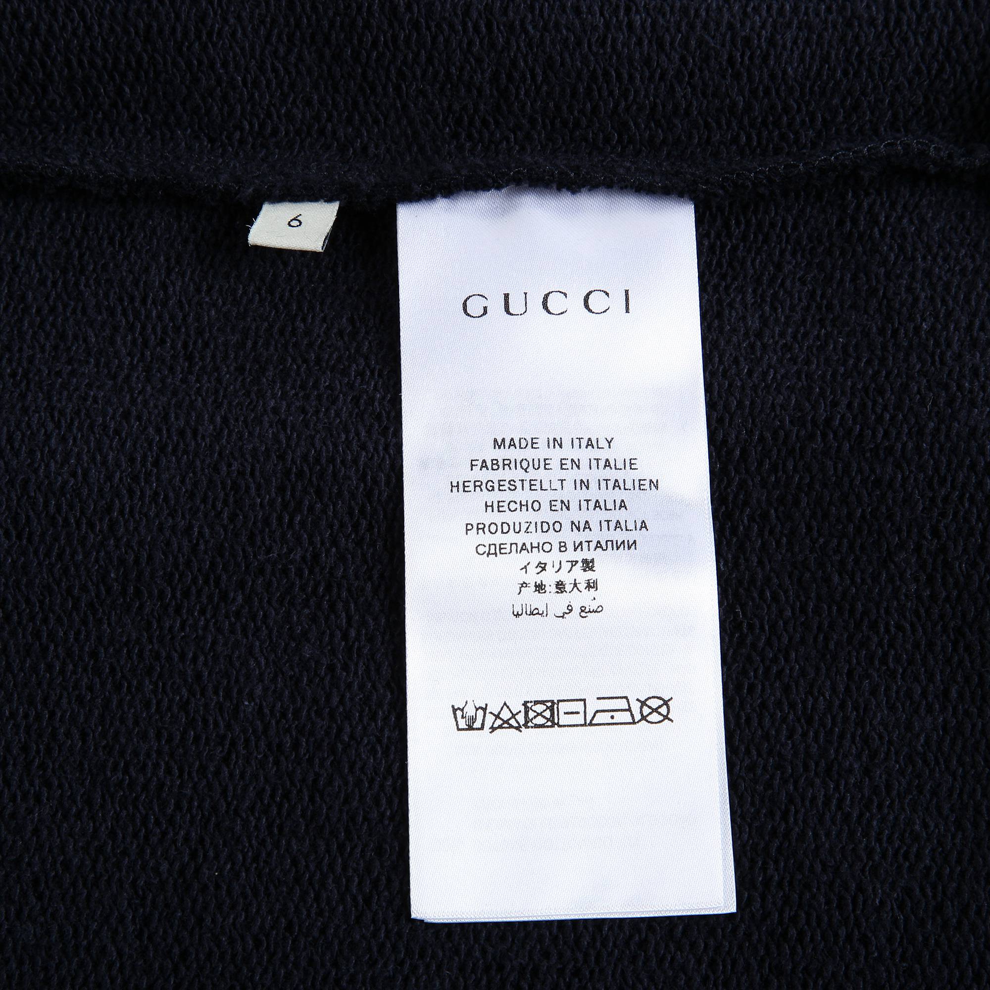 Boys & Girls Black Gucci Sweatshirt