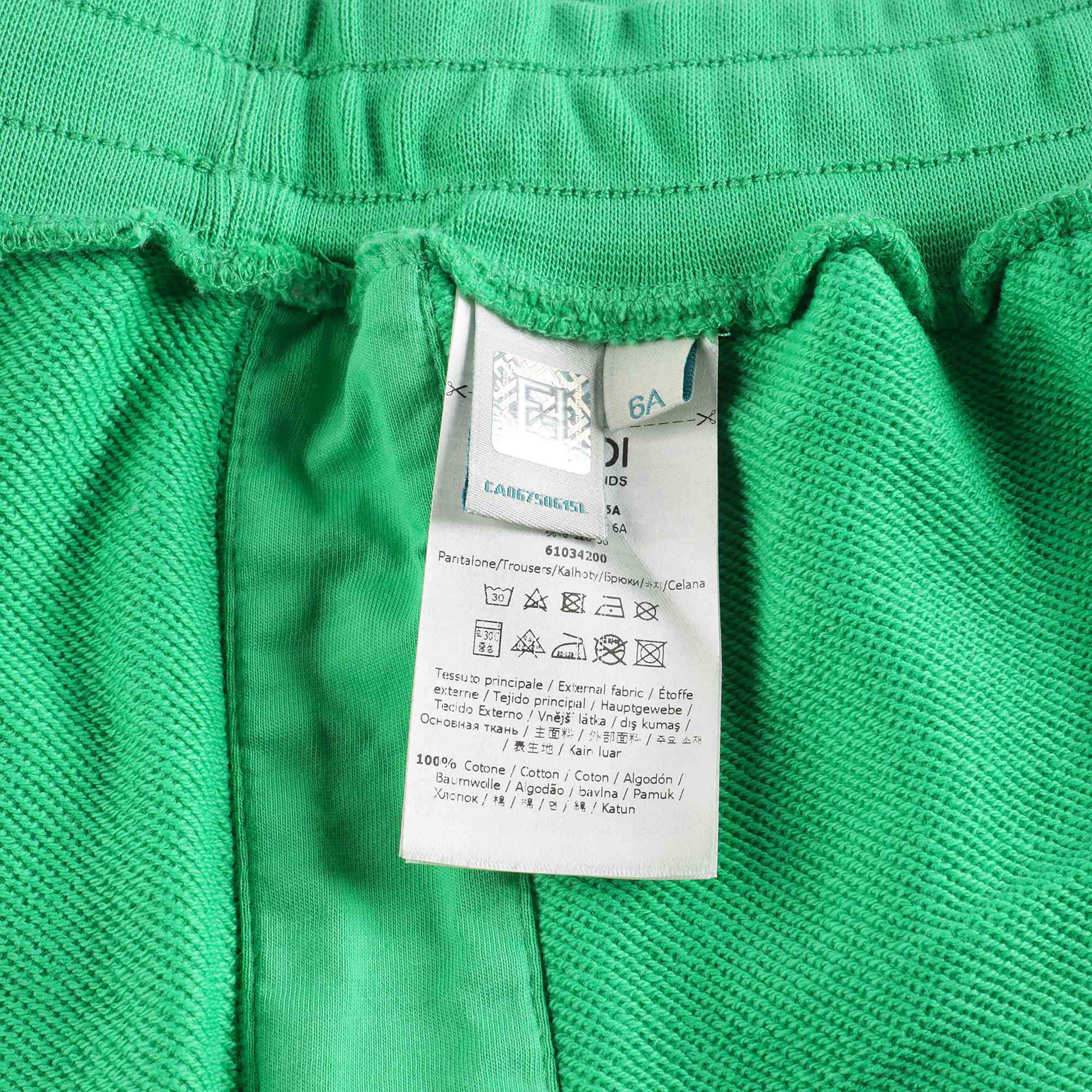 Boys & Girls Green Cotton Shorts