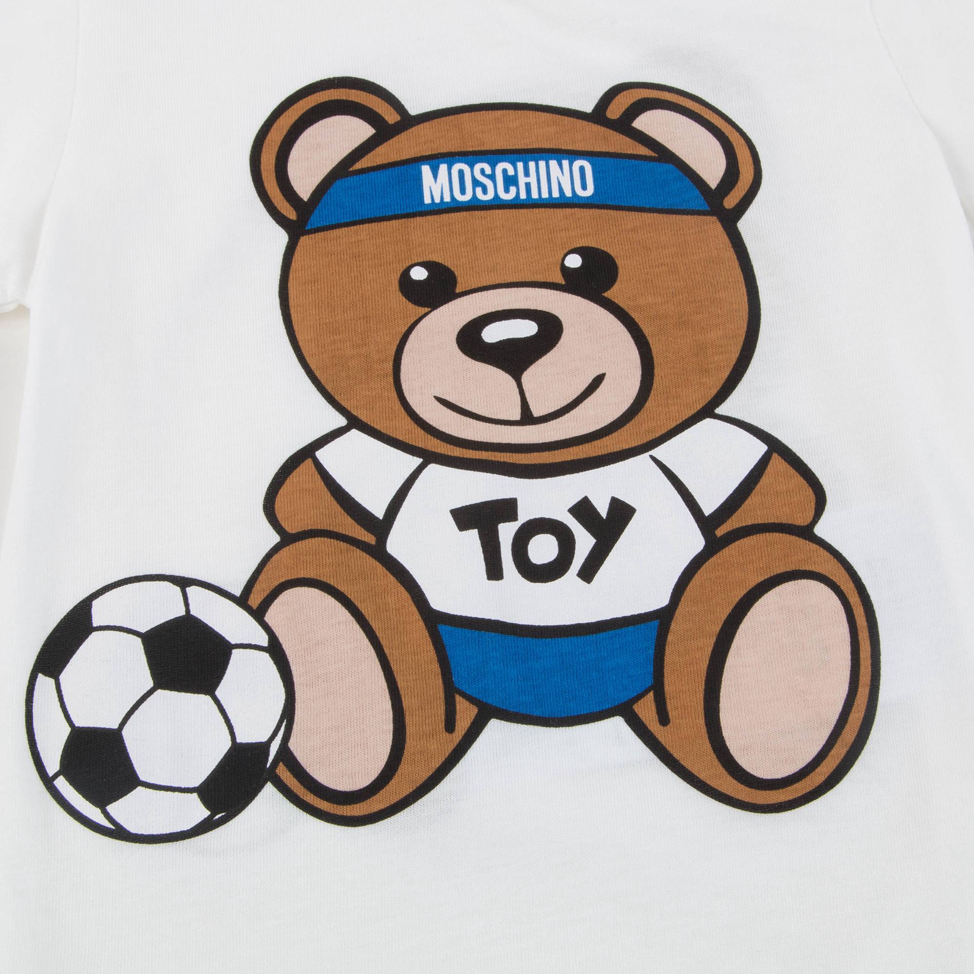 Baby Boys White Teddy Bear T-shirt