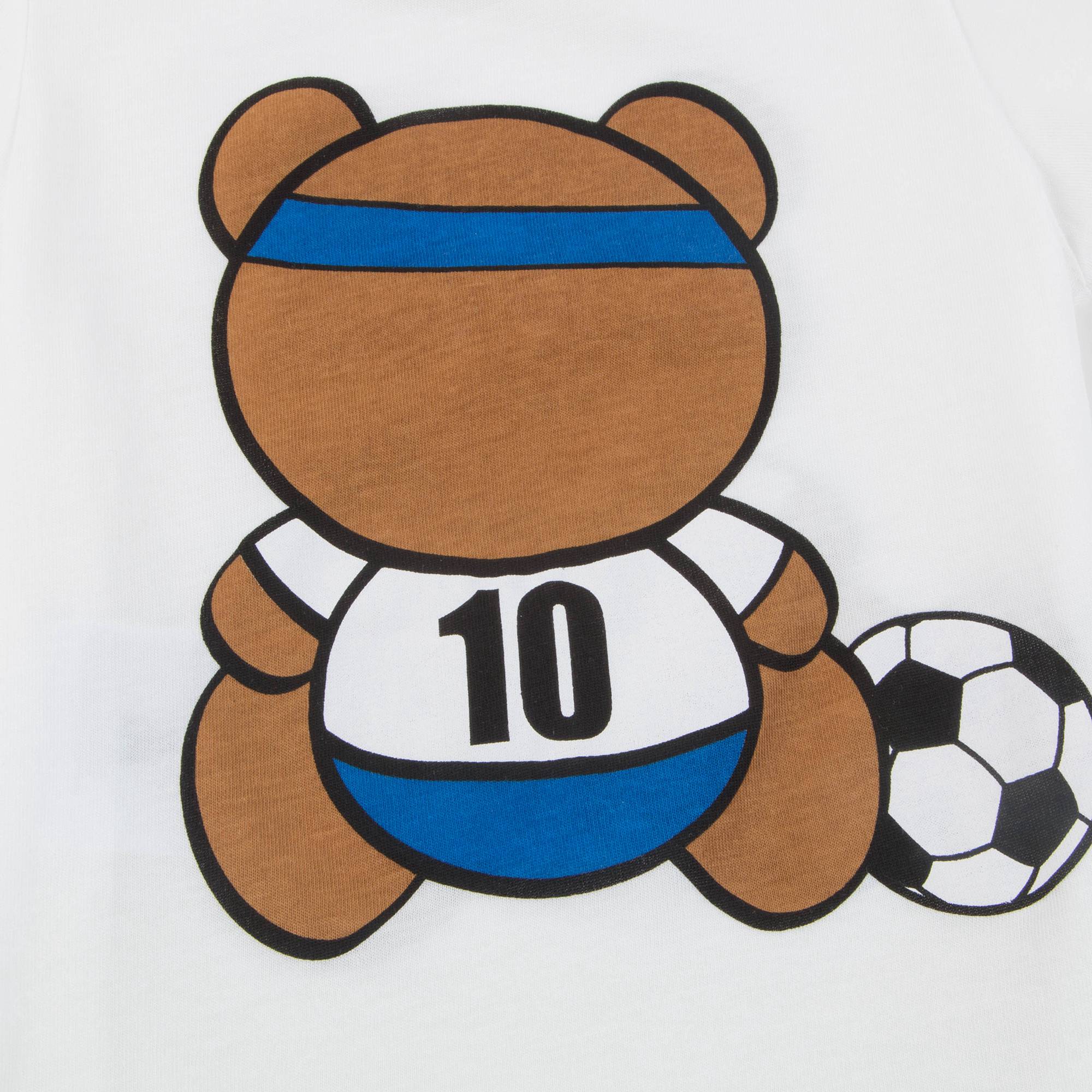 Baby Boys White Teddy Bear T-shirt